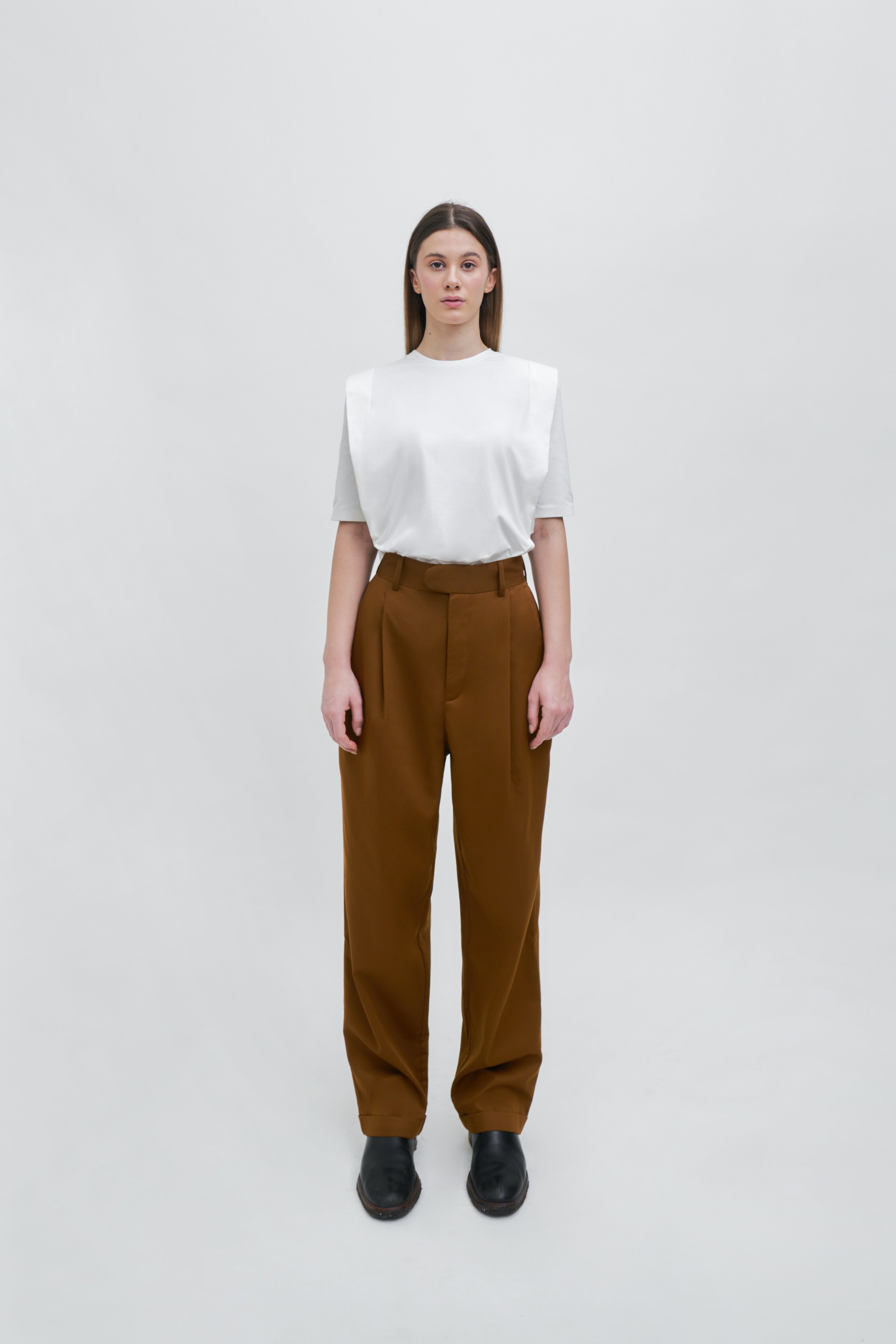 MIHO PANTS - Golden Brown