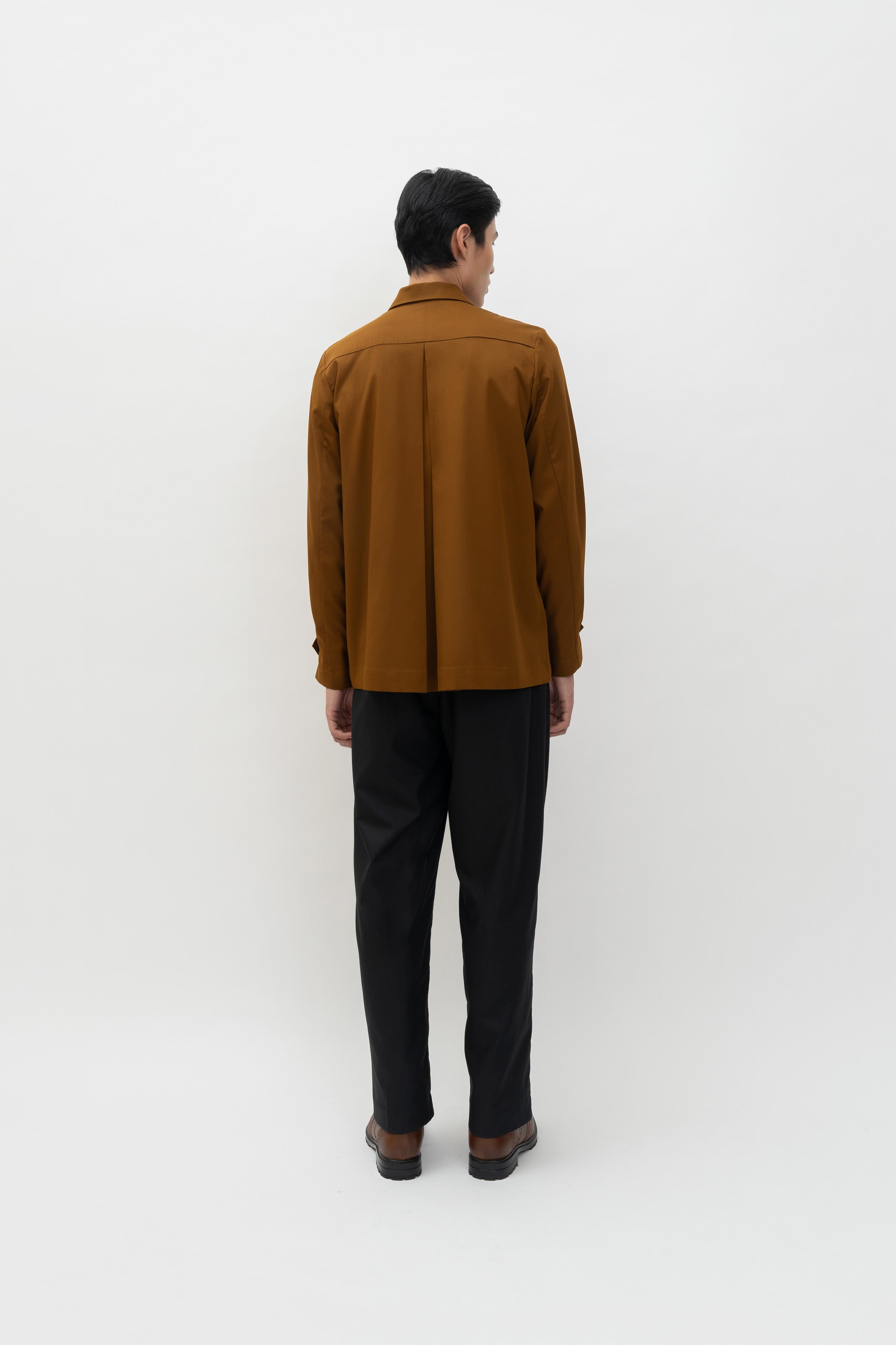 HIDE OVERSHIRT - Golden Brown