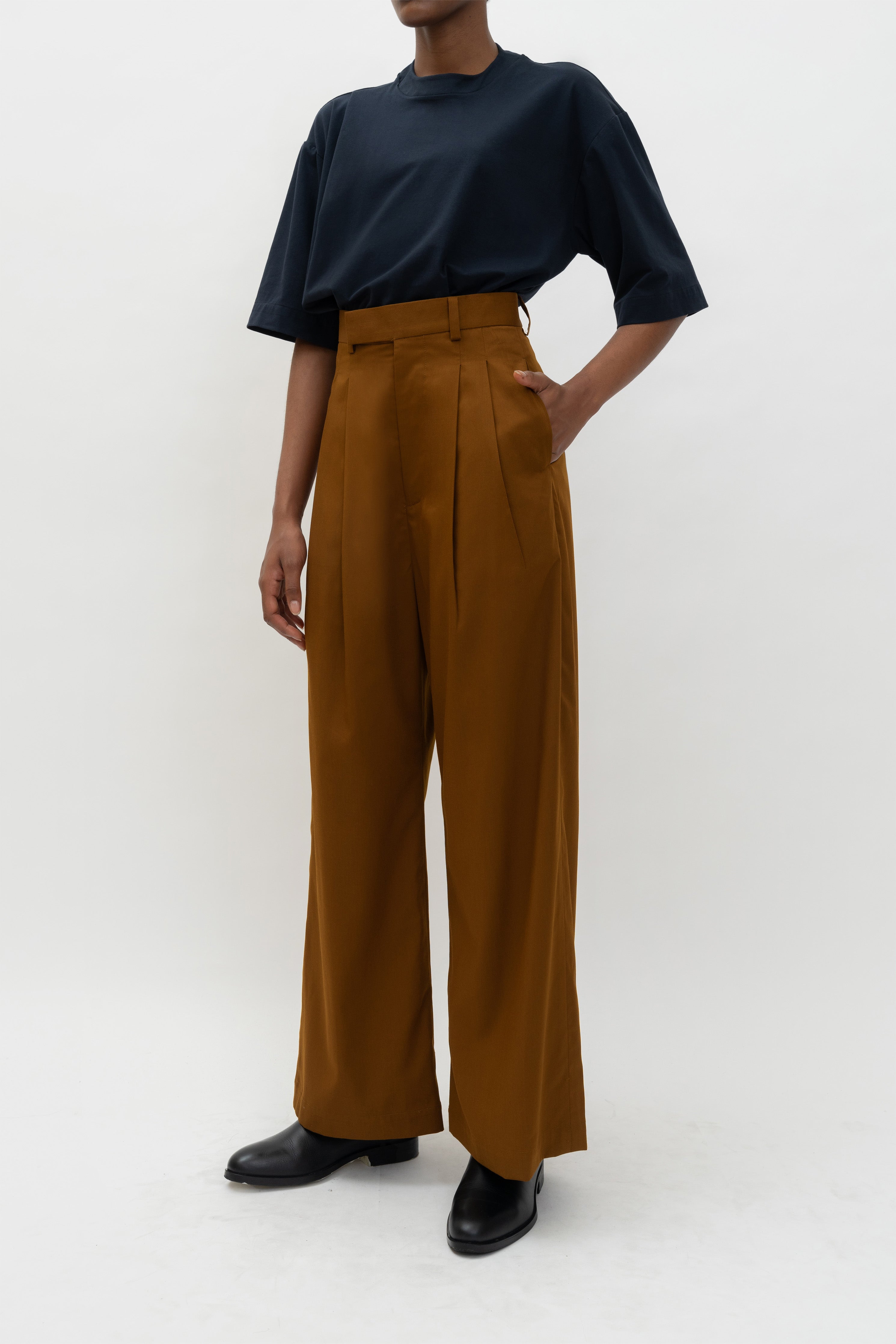 KIKO PANTS - Golden Brown
