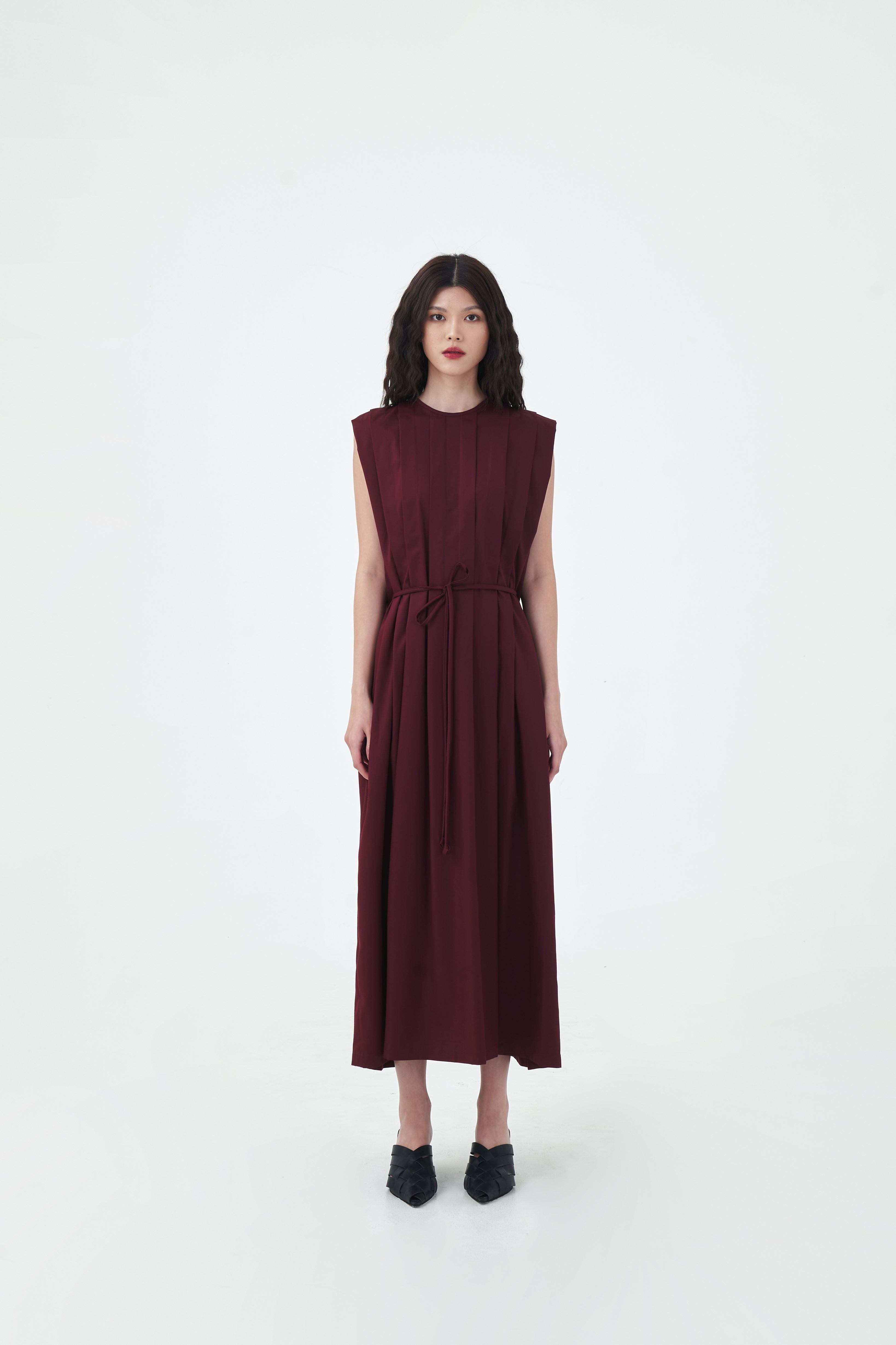 CABARET DRESS - Merlot