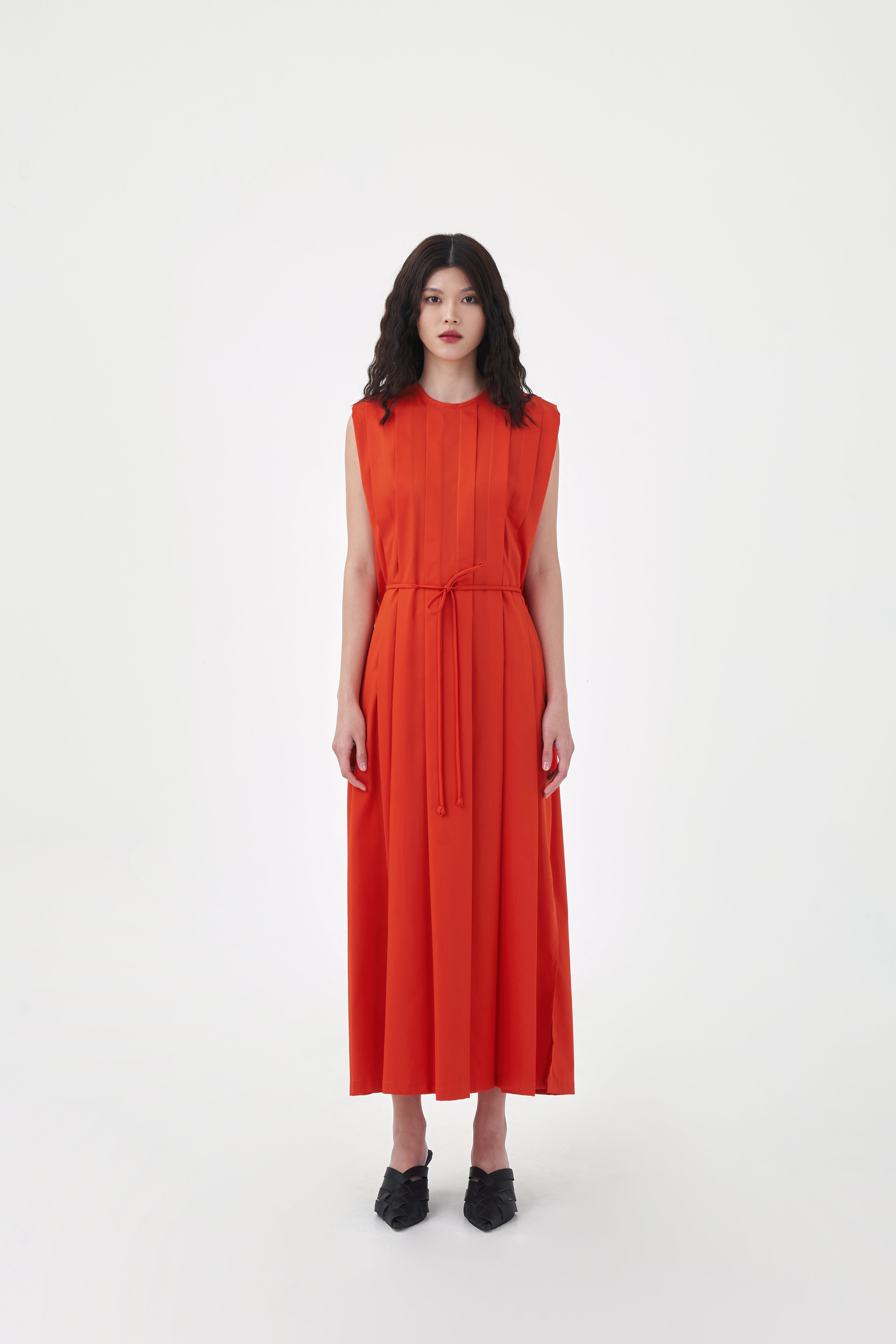 CABARET DRESS - Vivid Orange