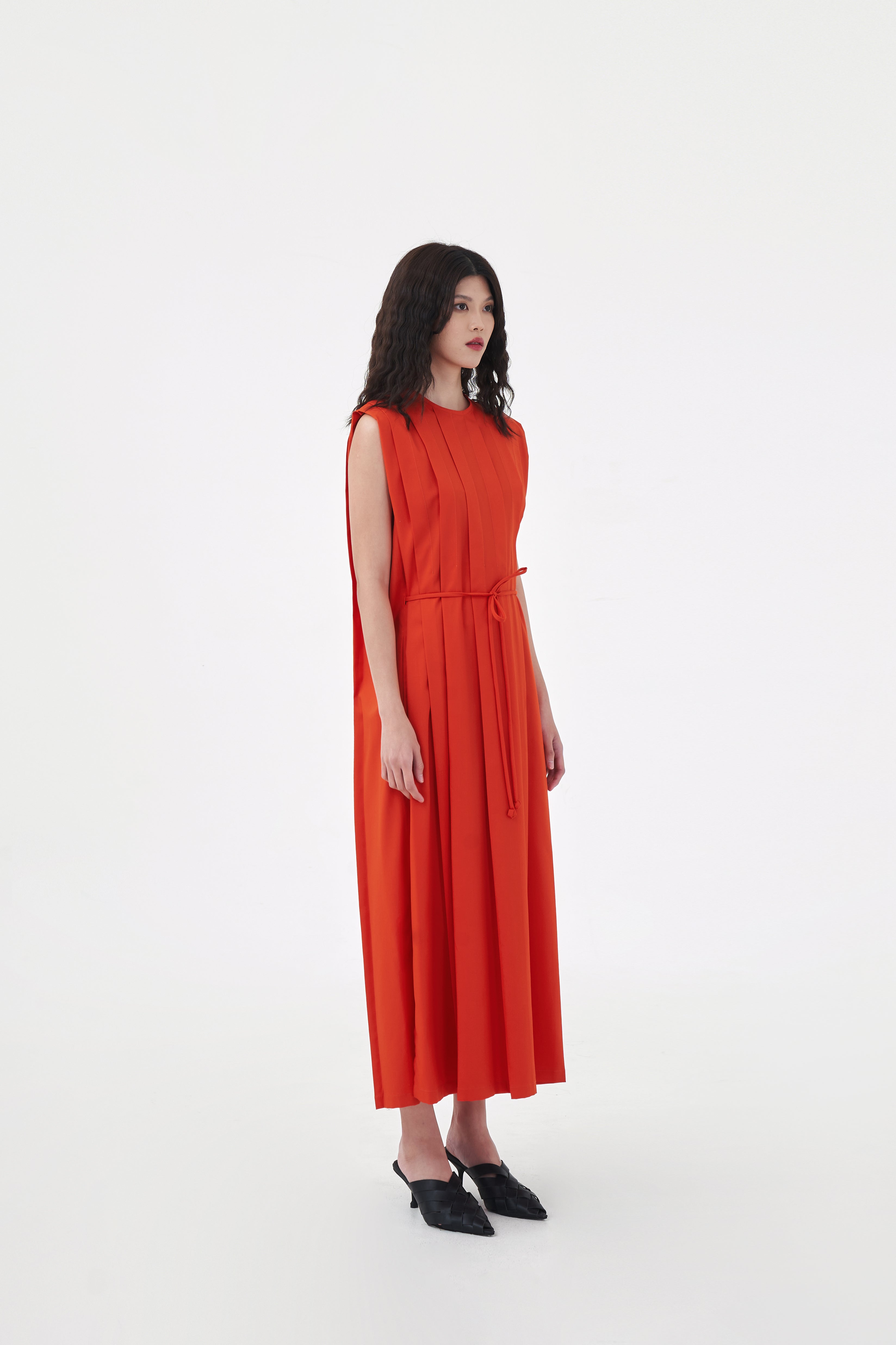 CABARET DRESS - Vivid Orange