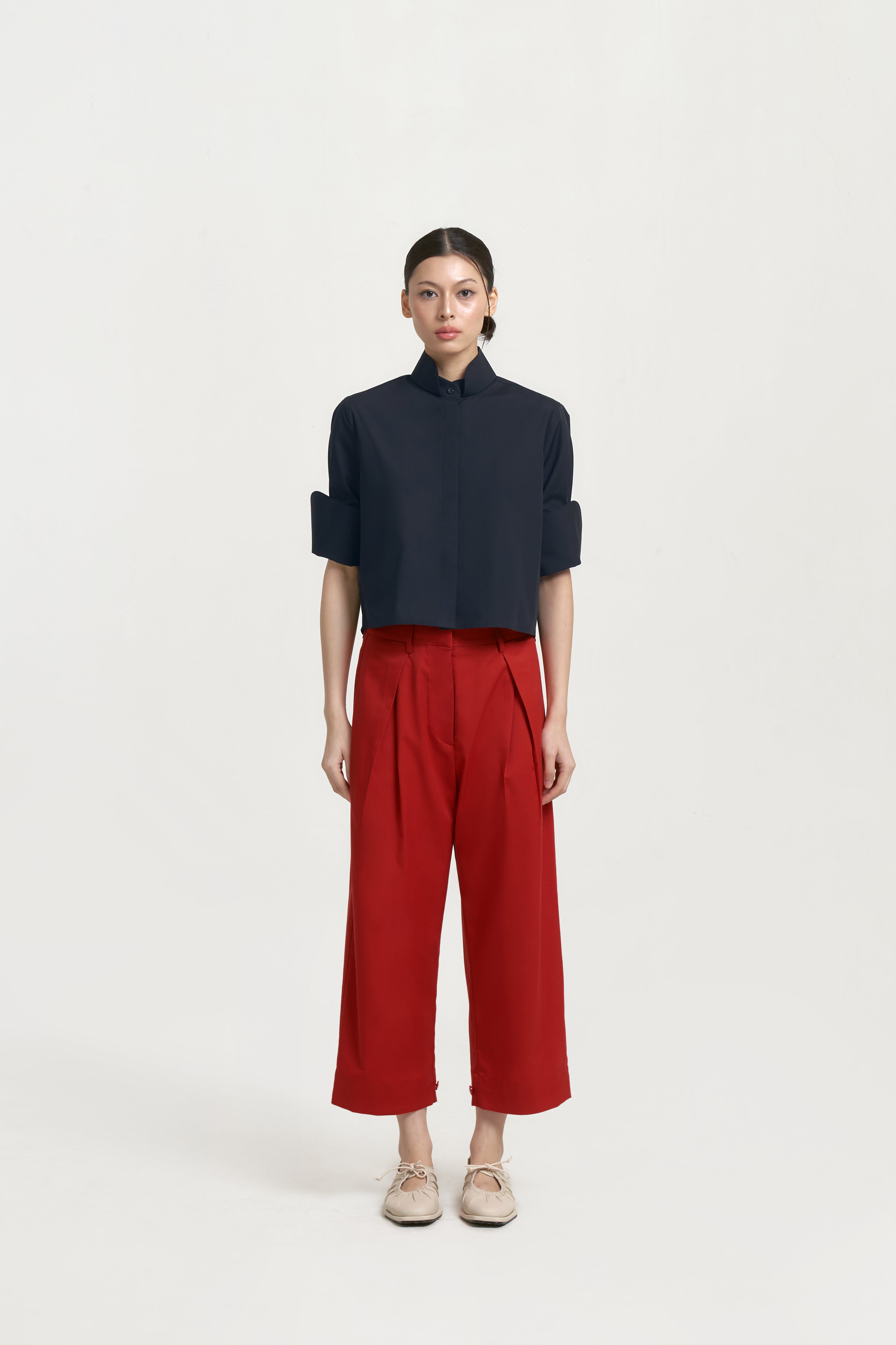 CHA CROP - Deep Navy