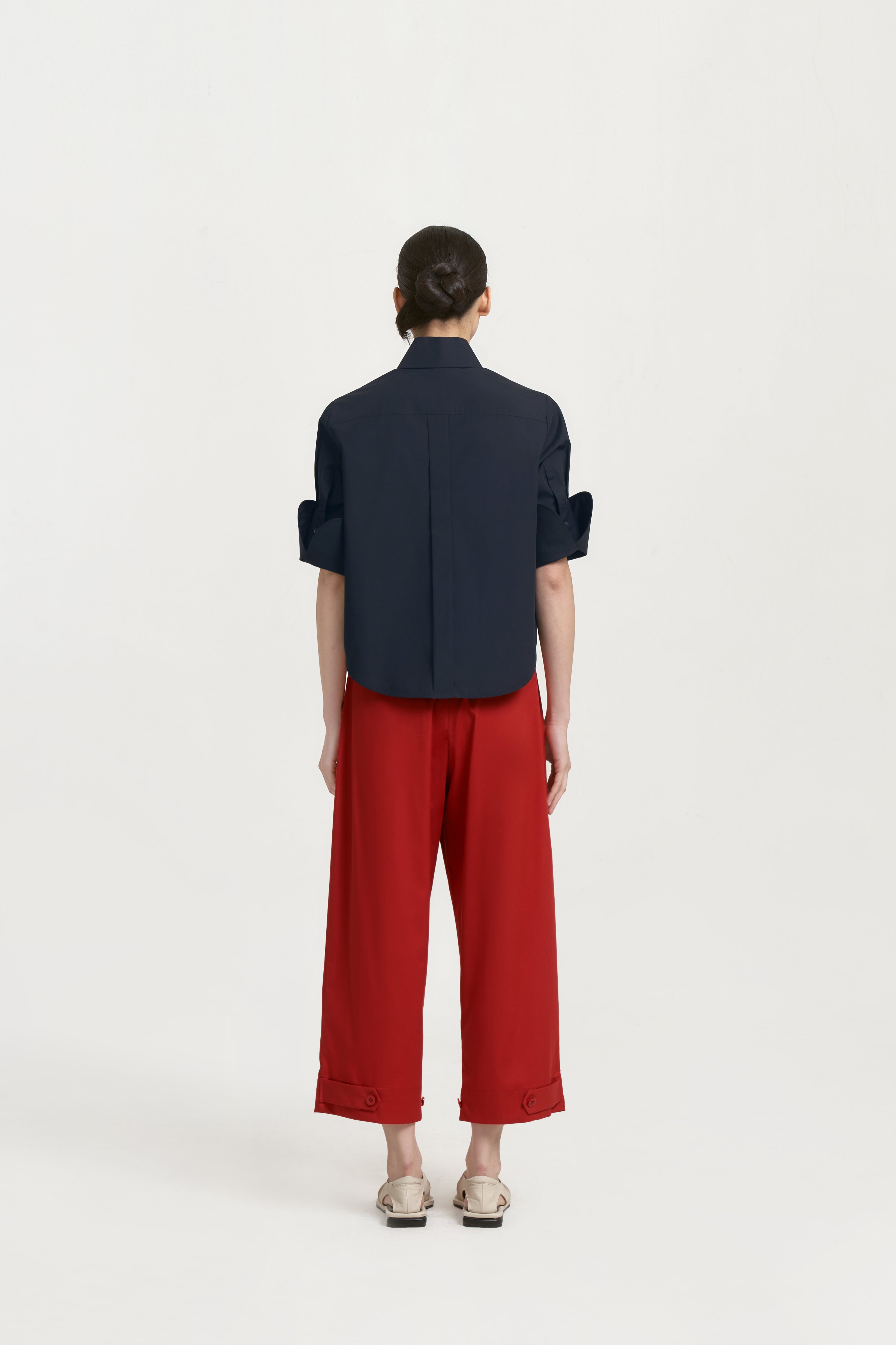 CHA CROP - Deep Navy