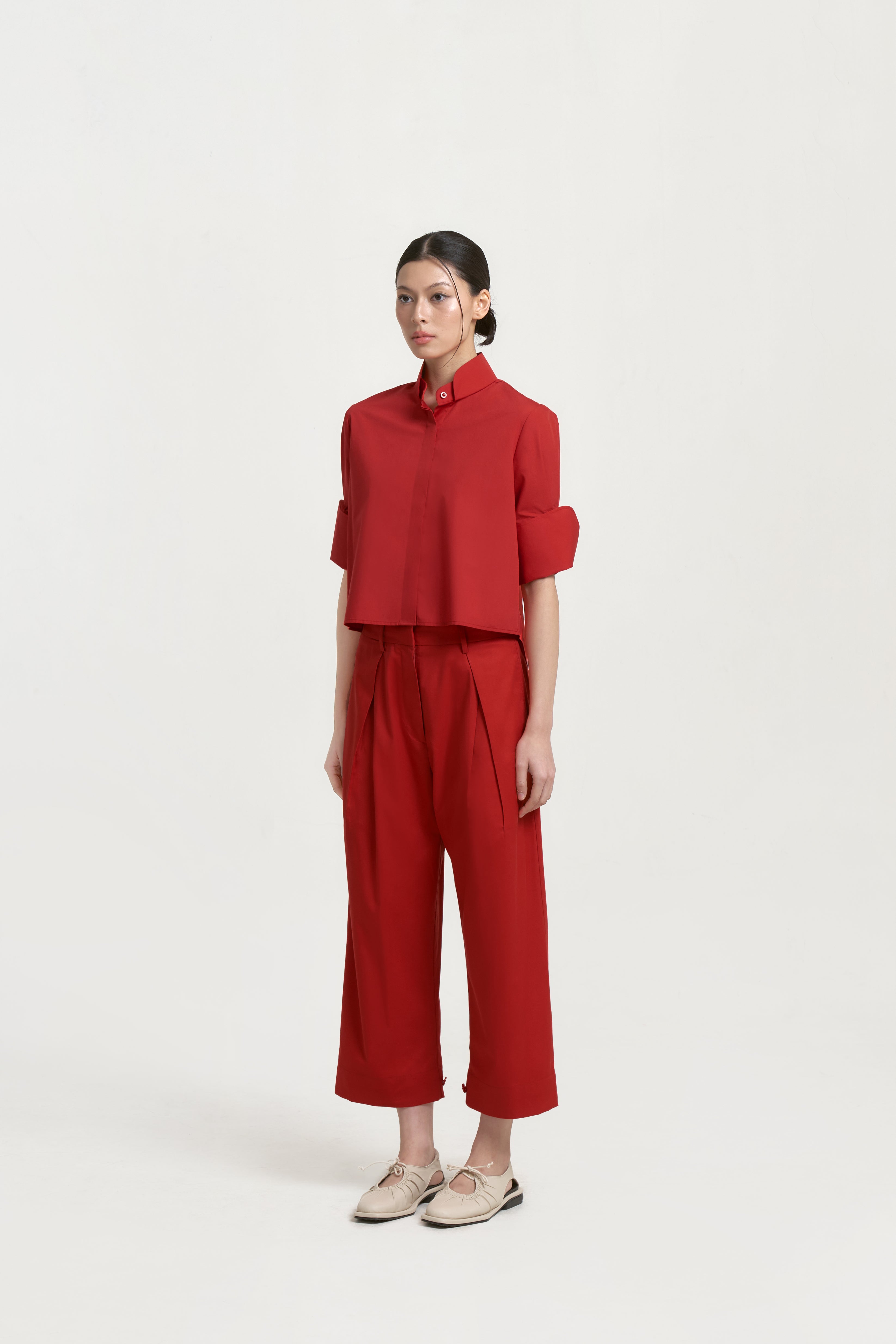 CHA CROP - Red Orange