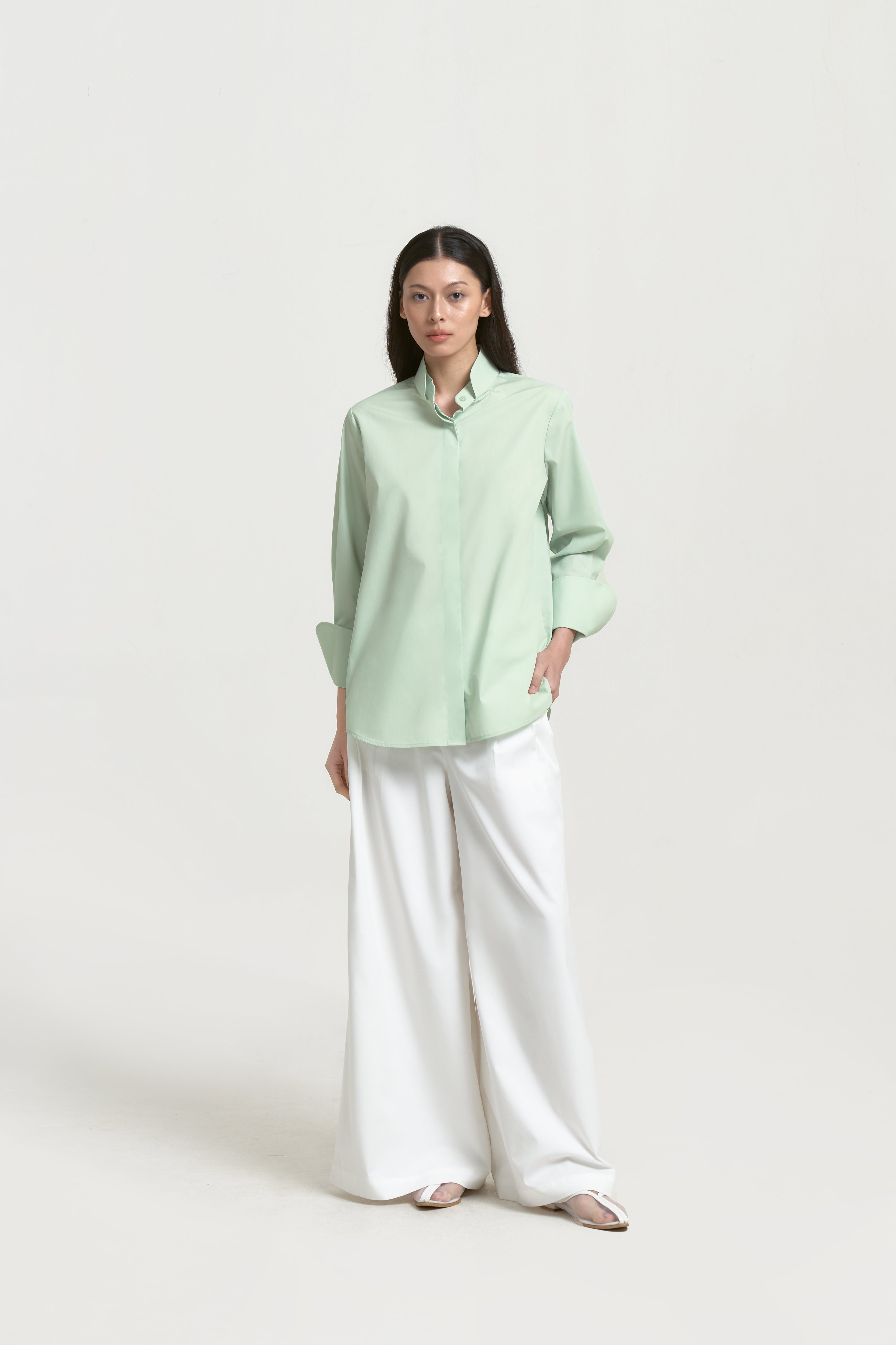 CHA LONG SLEEVE - Mint Green