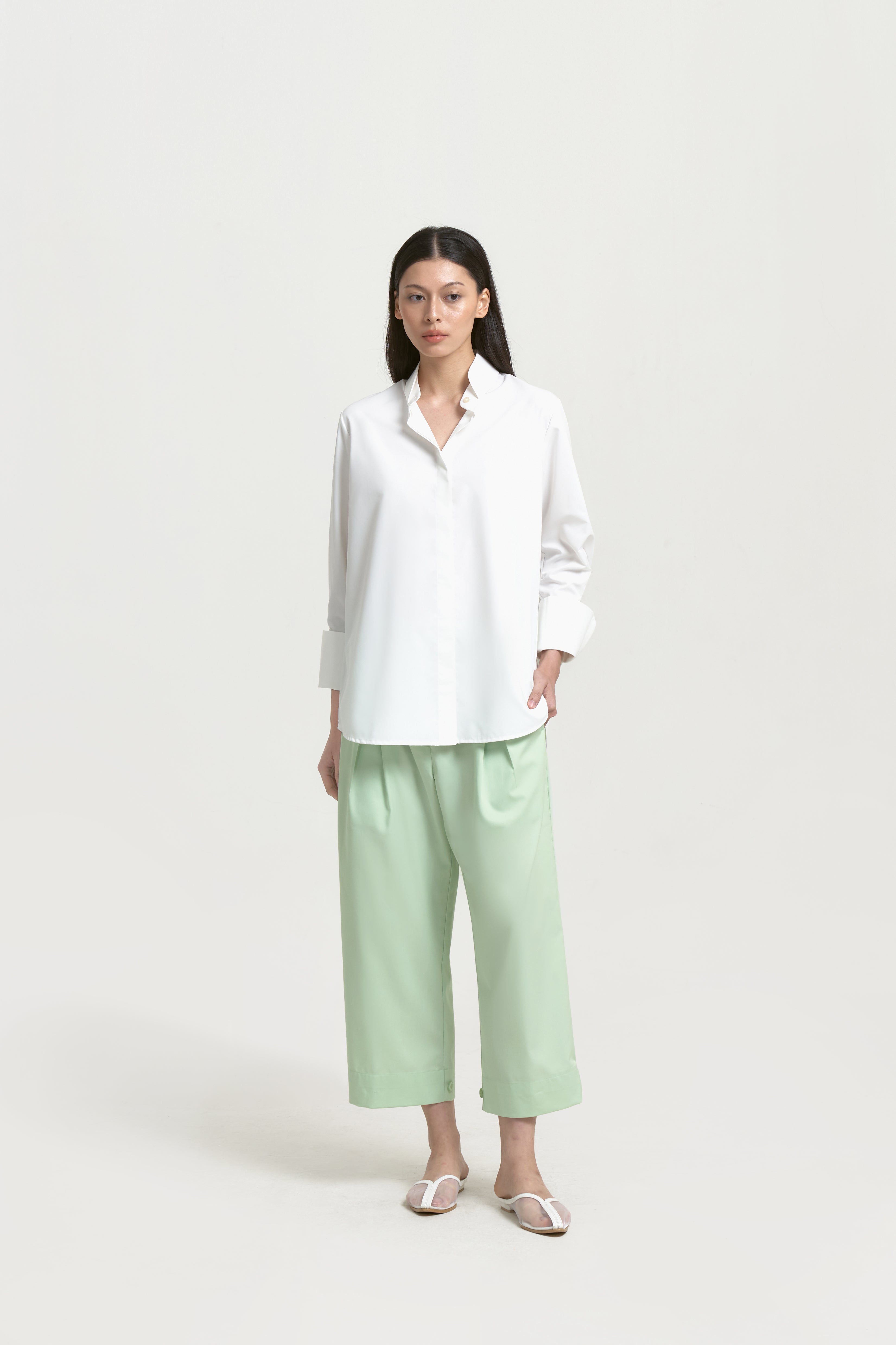 CHA LONG SLEEVE - White