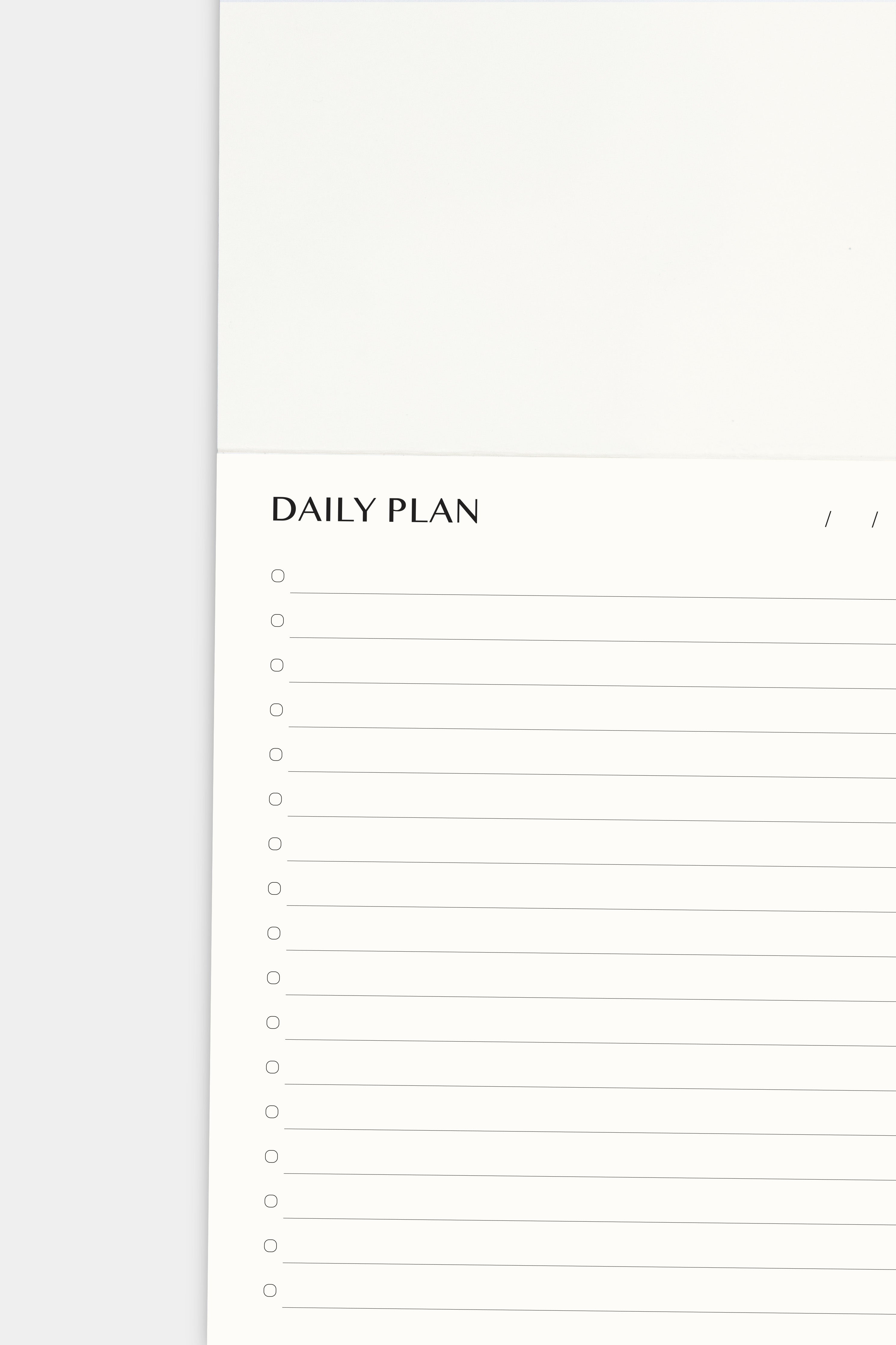 MASSHIRO&Co. DAILY PLANNER