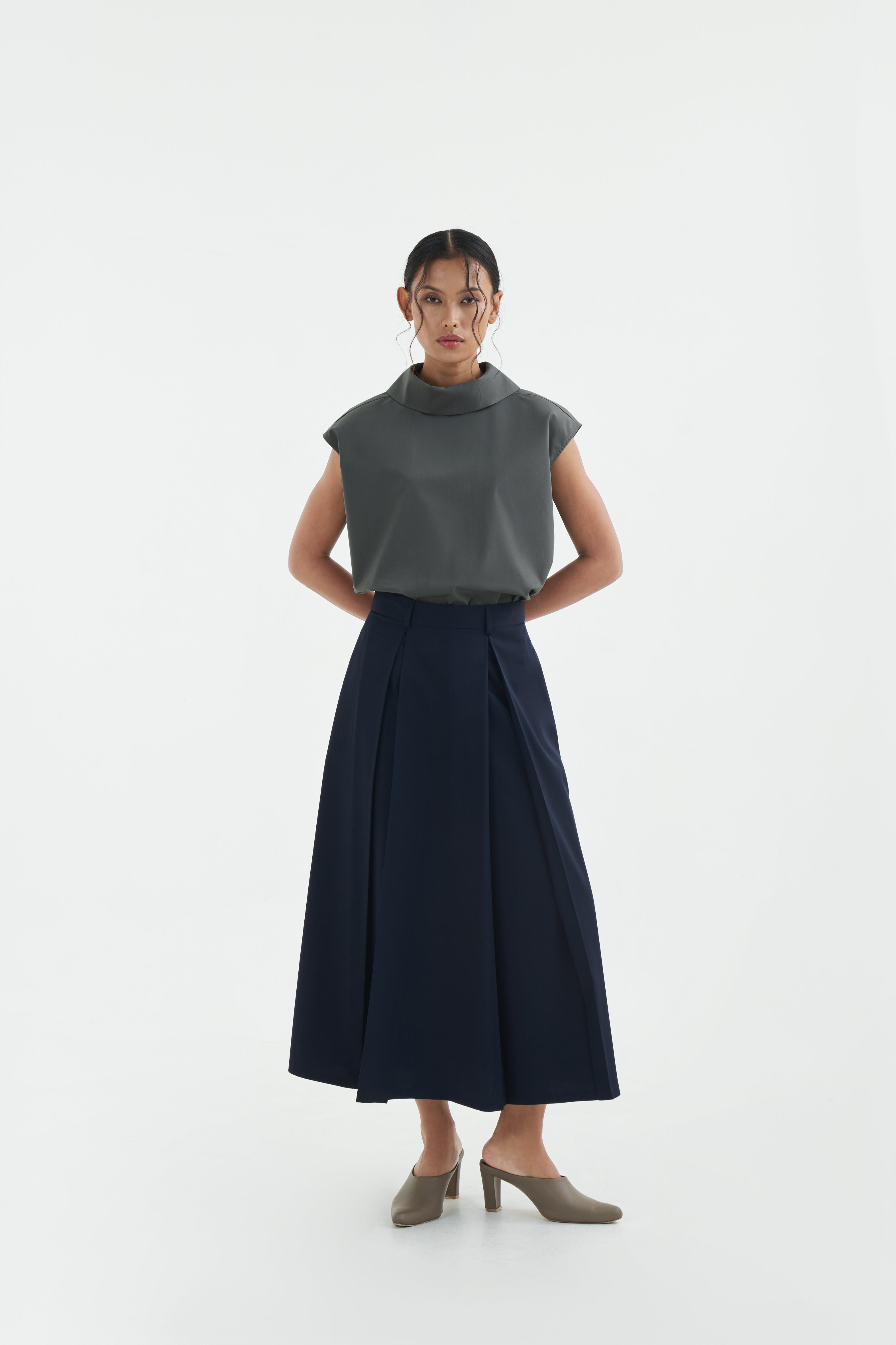 EMIYO SKIRT - Deep Navy