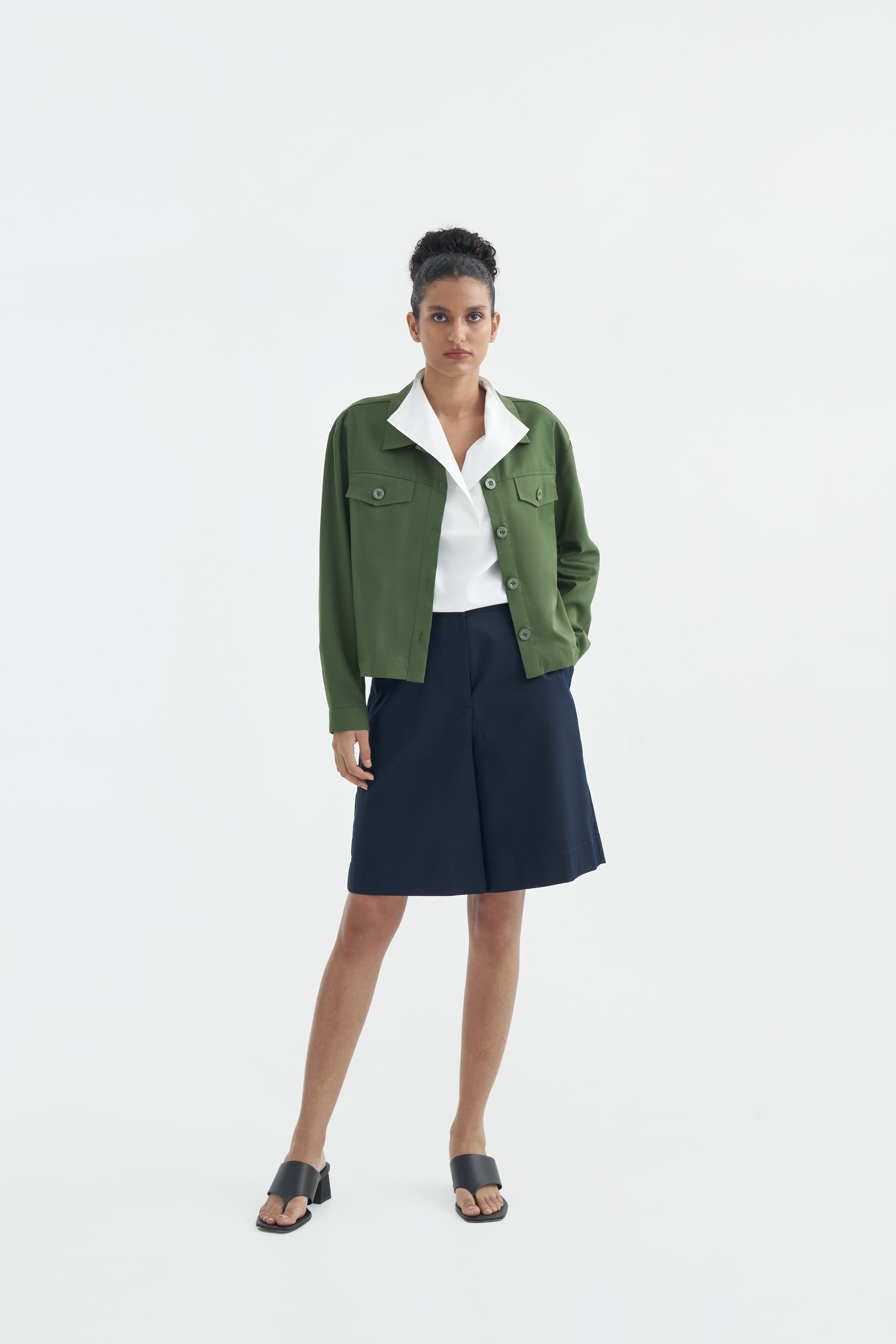 HAYAKU OUTER - Moss Green