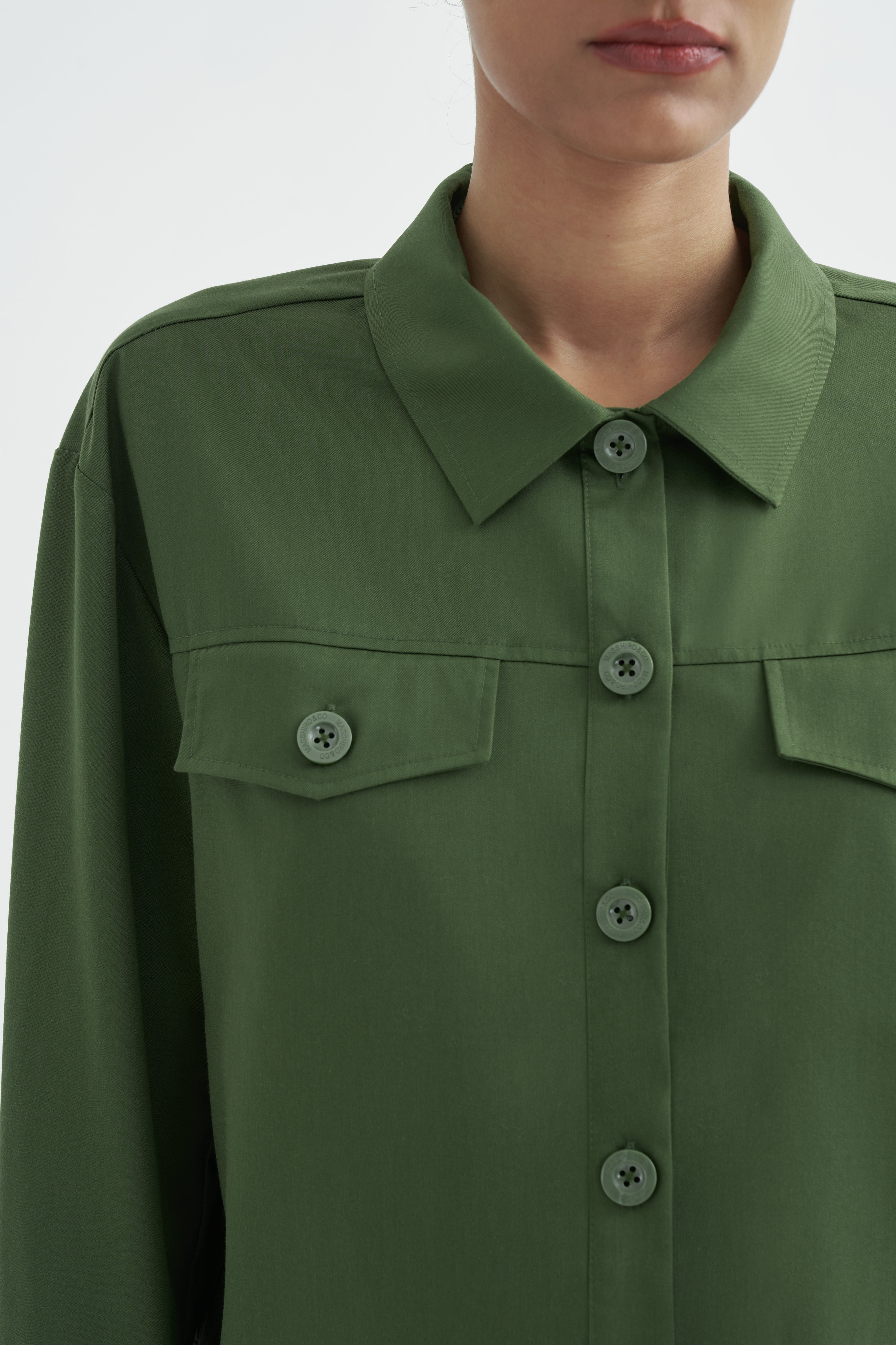 HAYAKU OUTER - Moss Green