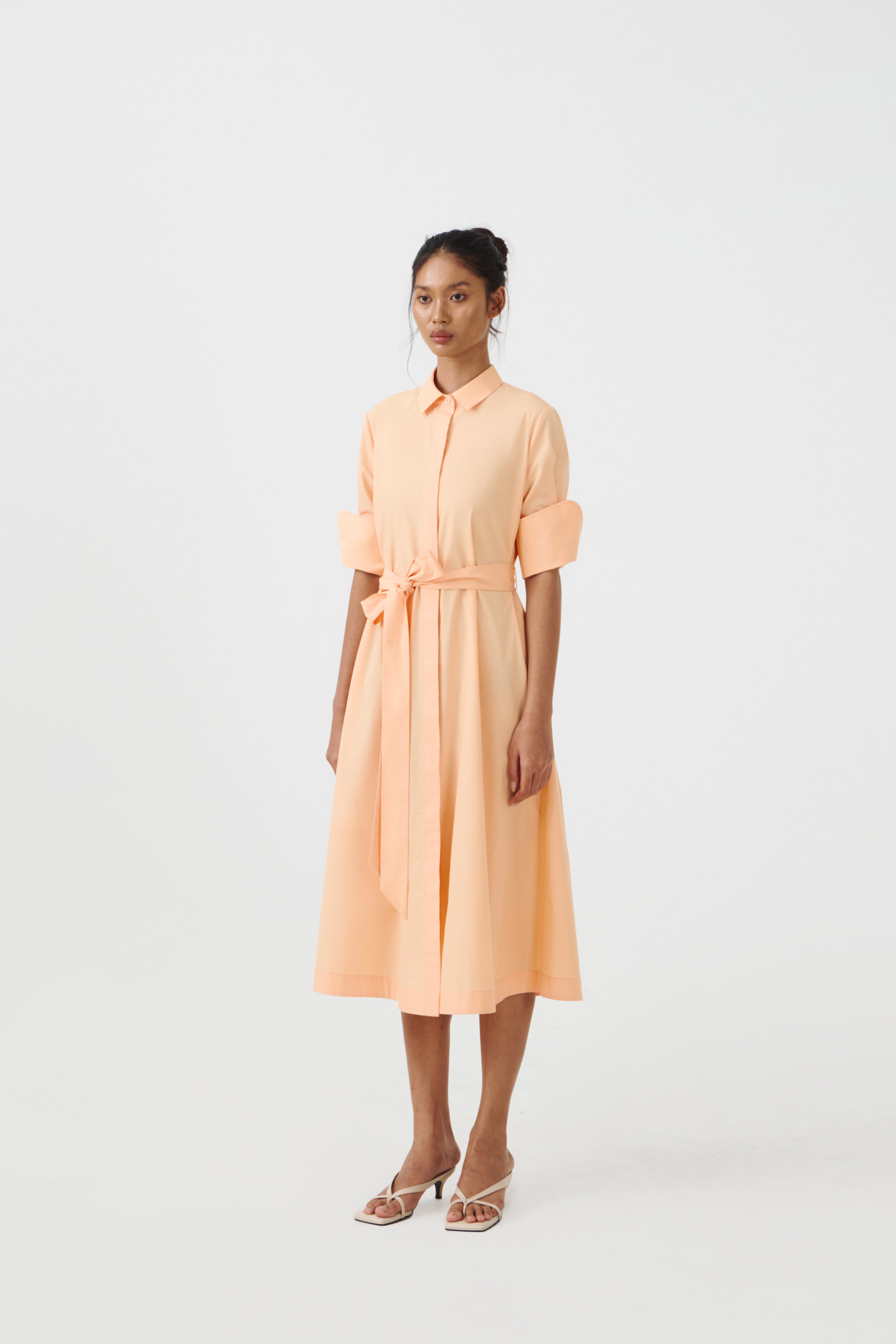 JUN DRESS - Peach