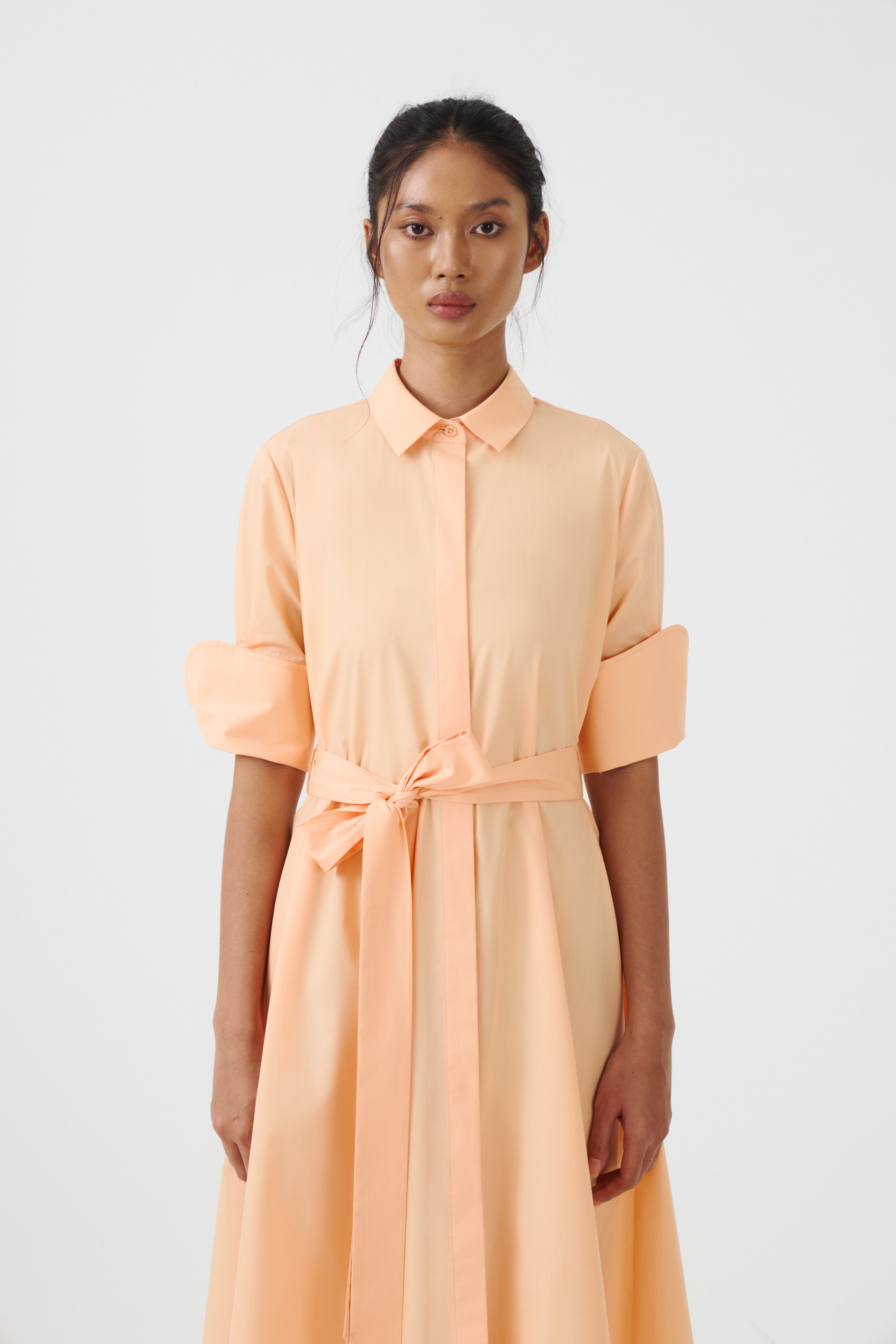 JUN DRESS - Peach