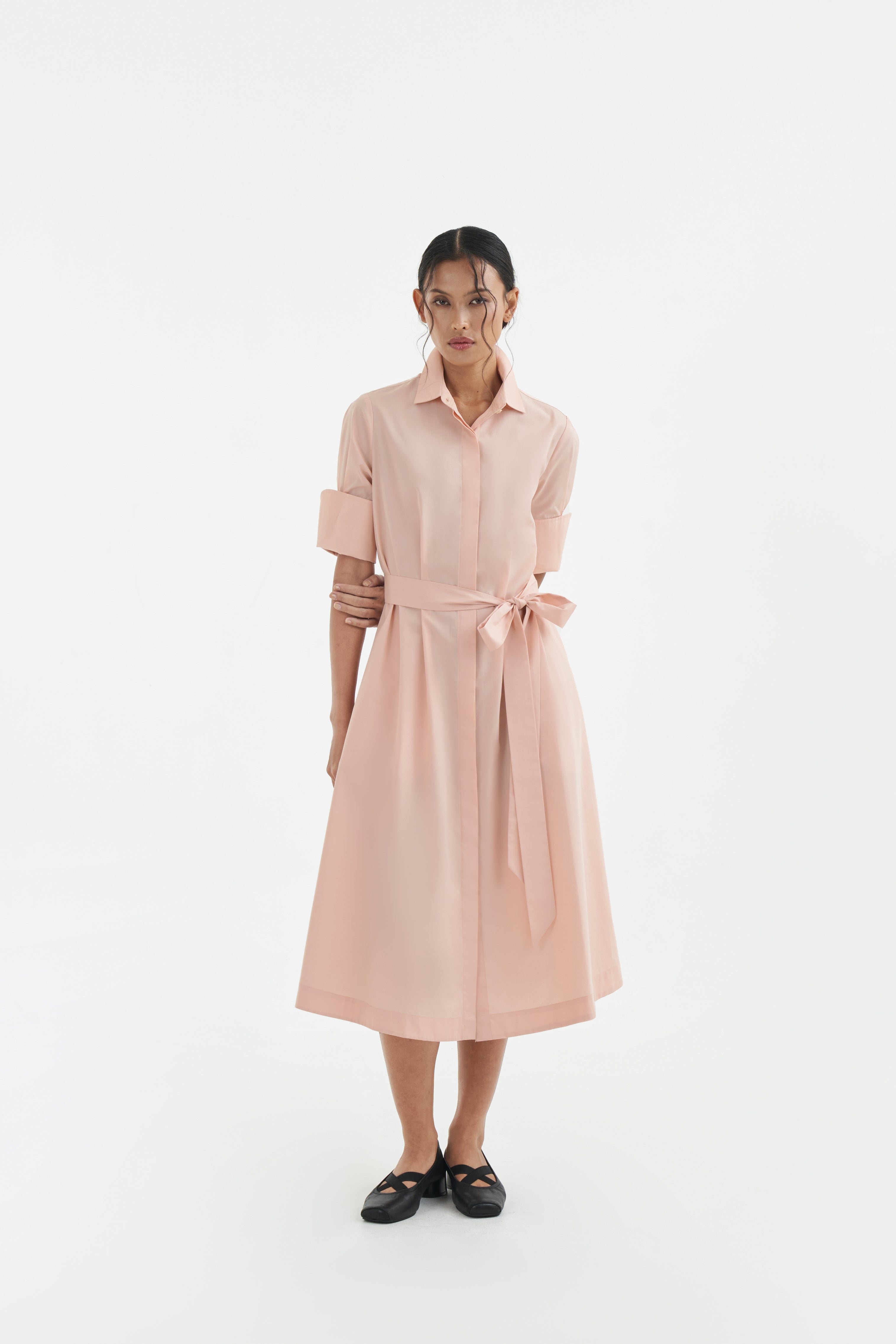 JUN DRESS - Pink Salt