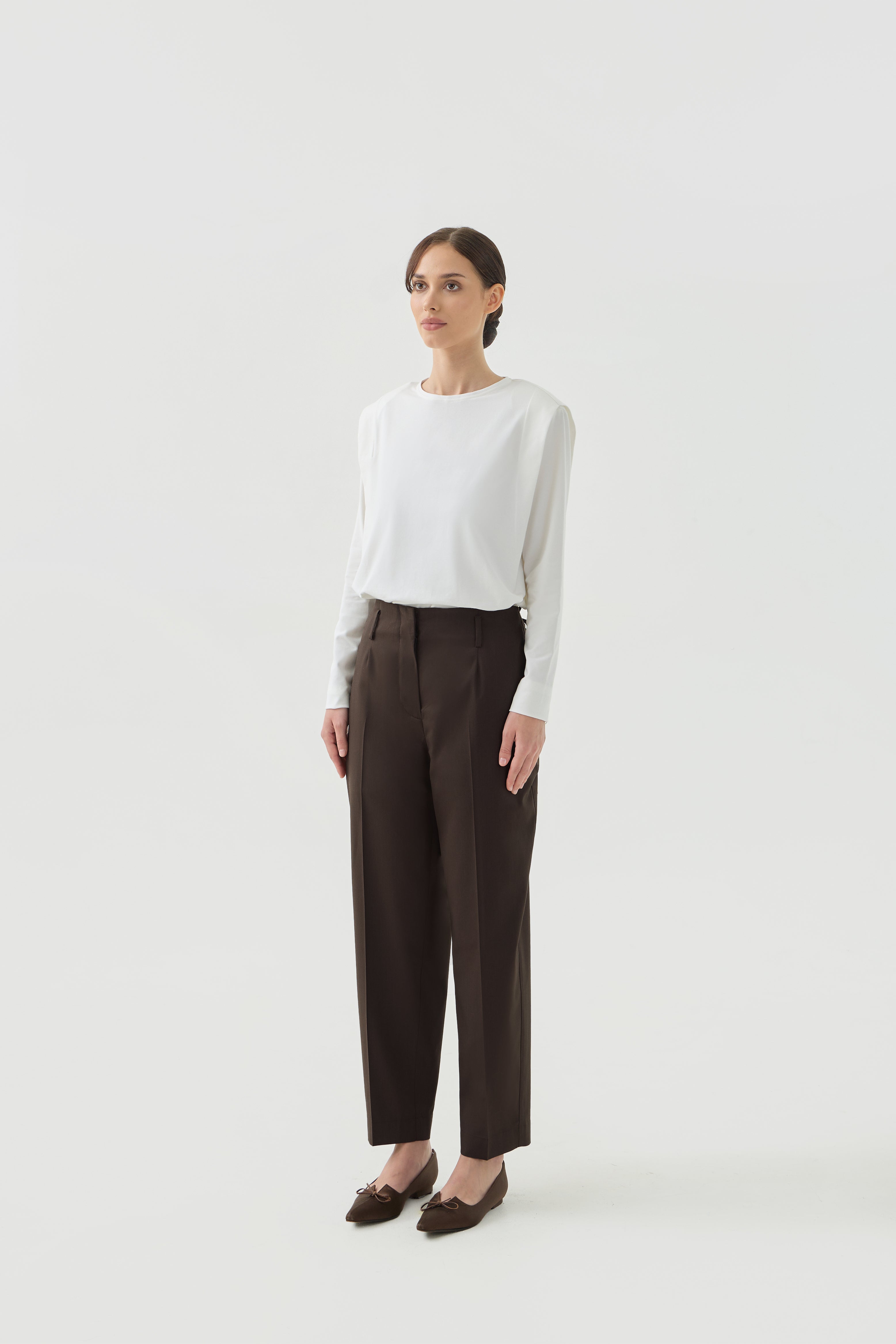 KAIRI PANTS - Espresso