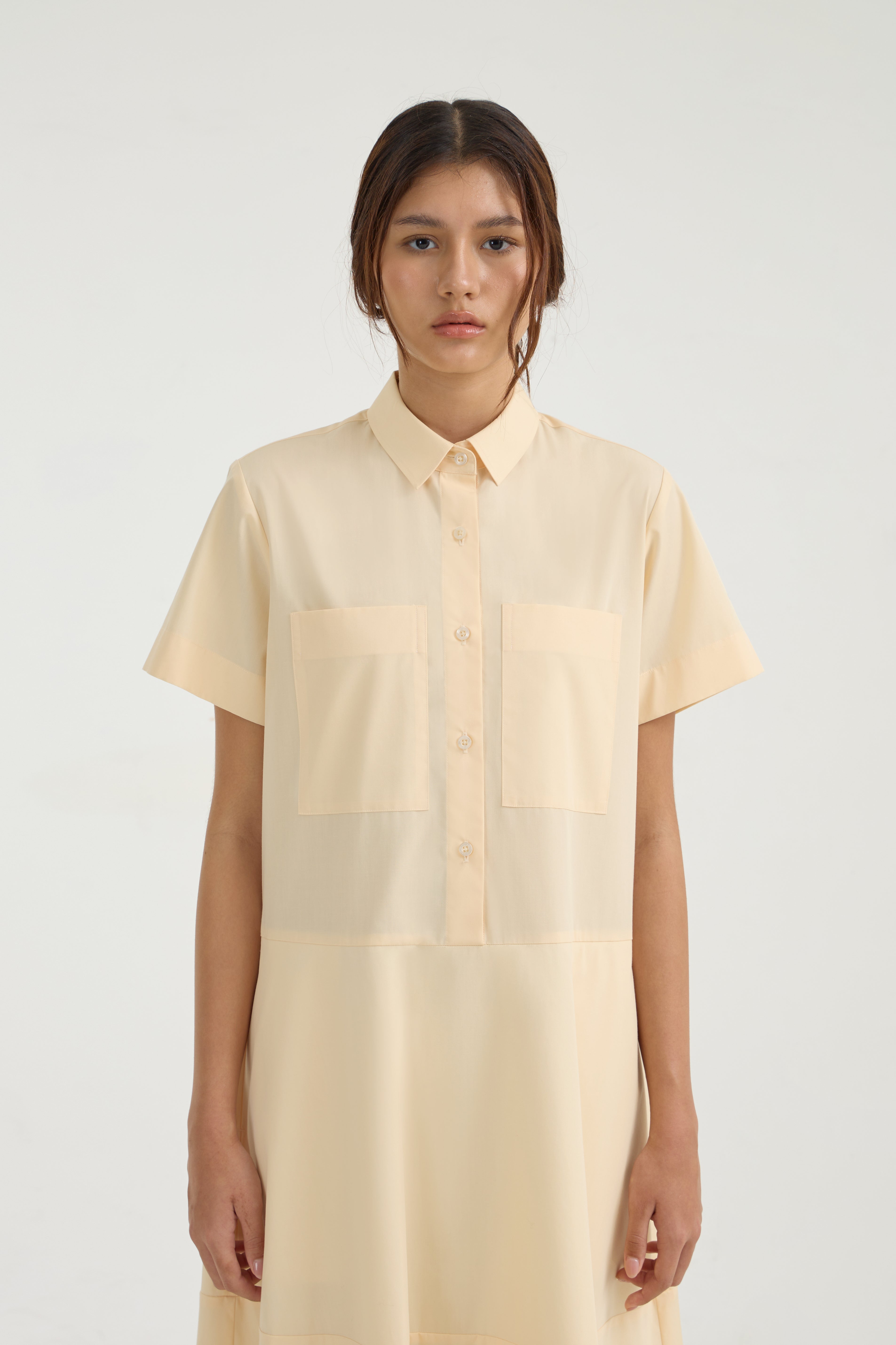 KIRA DRESS - Buttercream