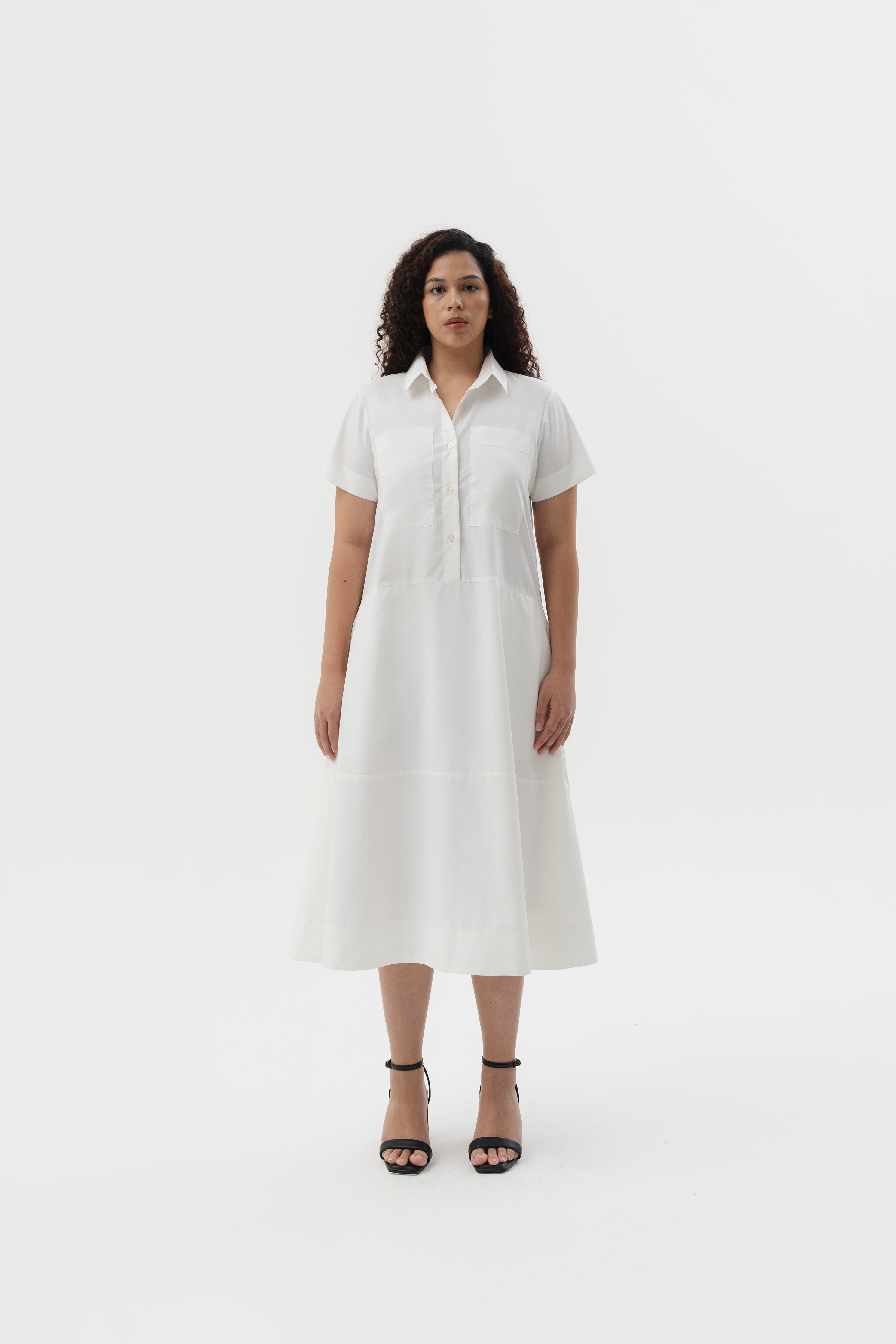 KIRA DRESS - White - Archived