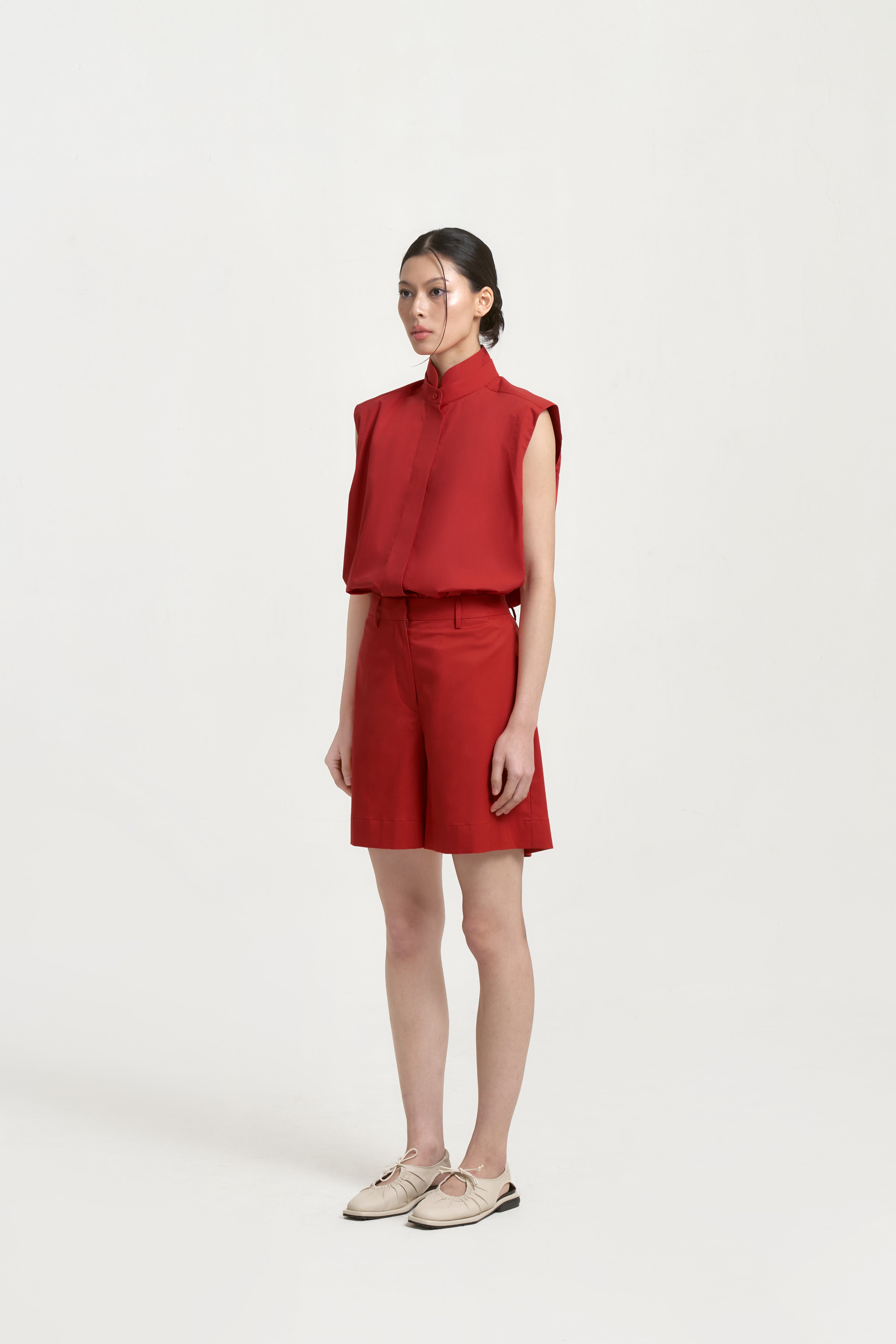 MAIRU SHORTS - Red Orange