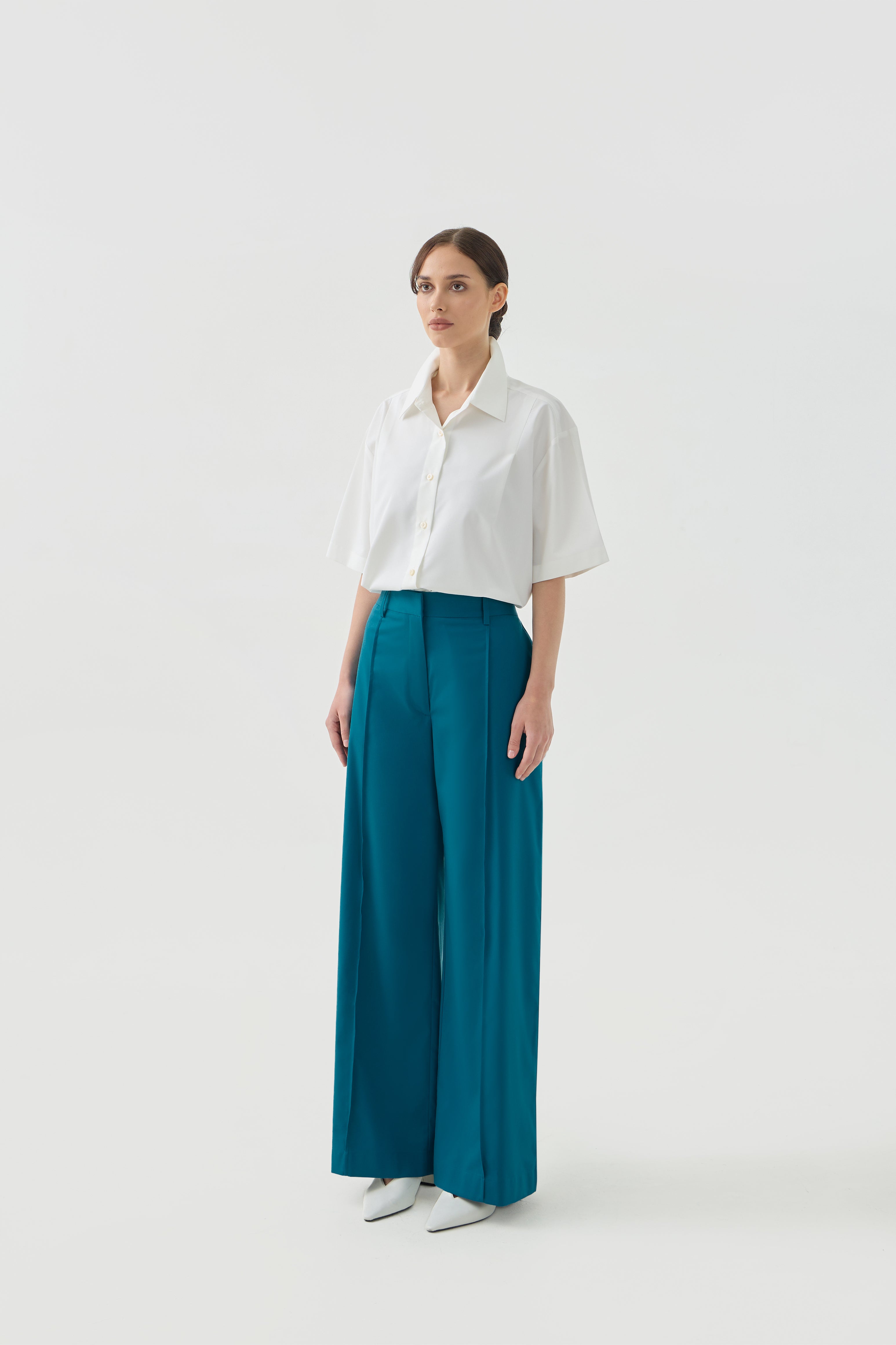 MICHIOKA PANTS - Ocean Teal