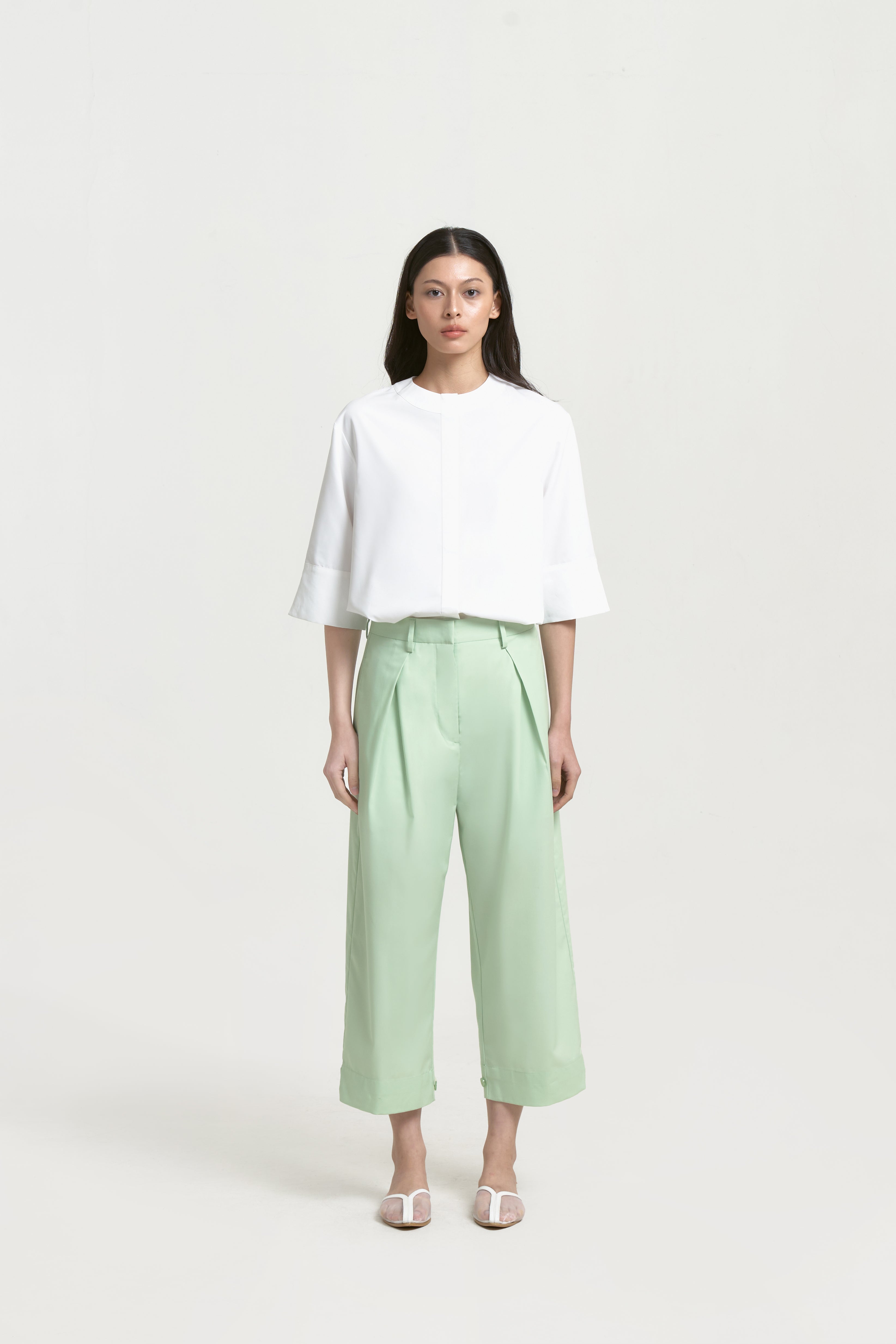 MOSHINA PANTS - Mint Green