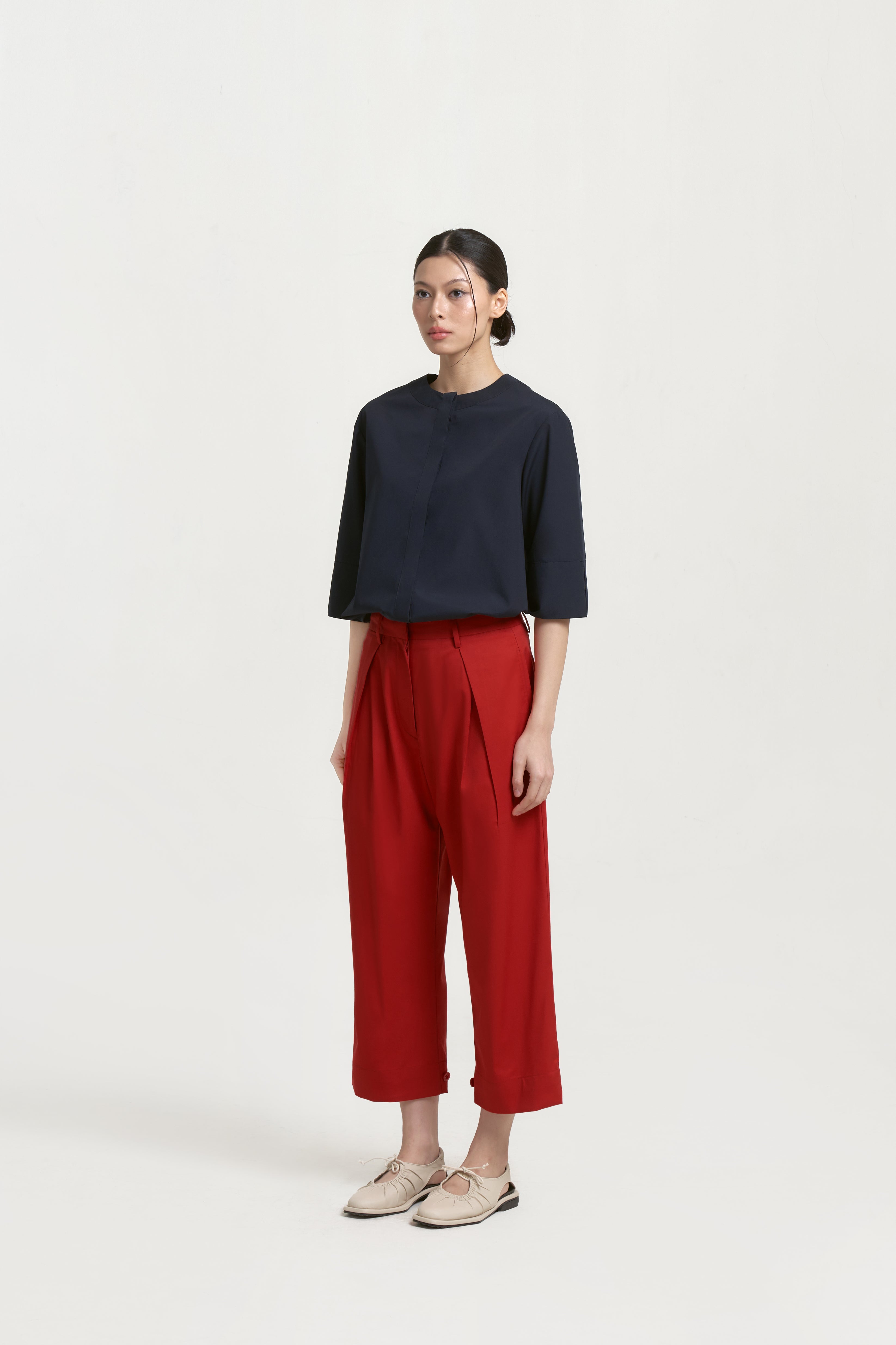 MOSHINA PANTS - Red Orange