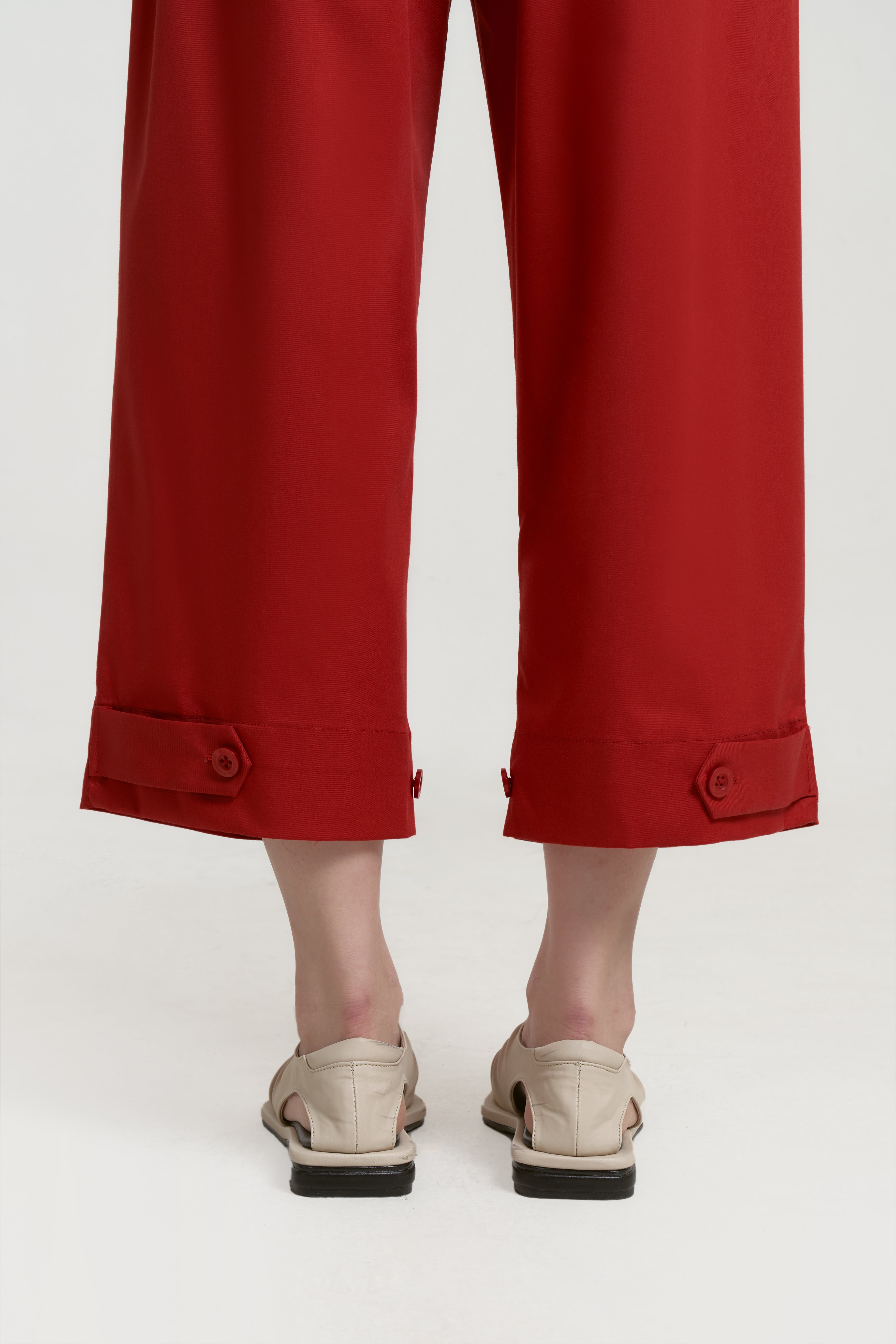 MOSHINA PANTS - Red Orange