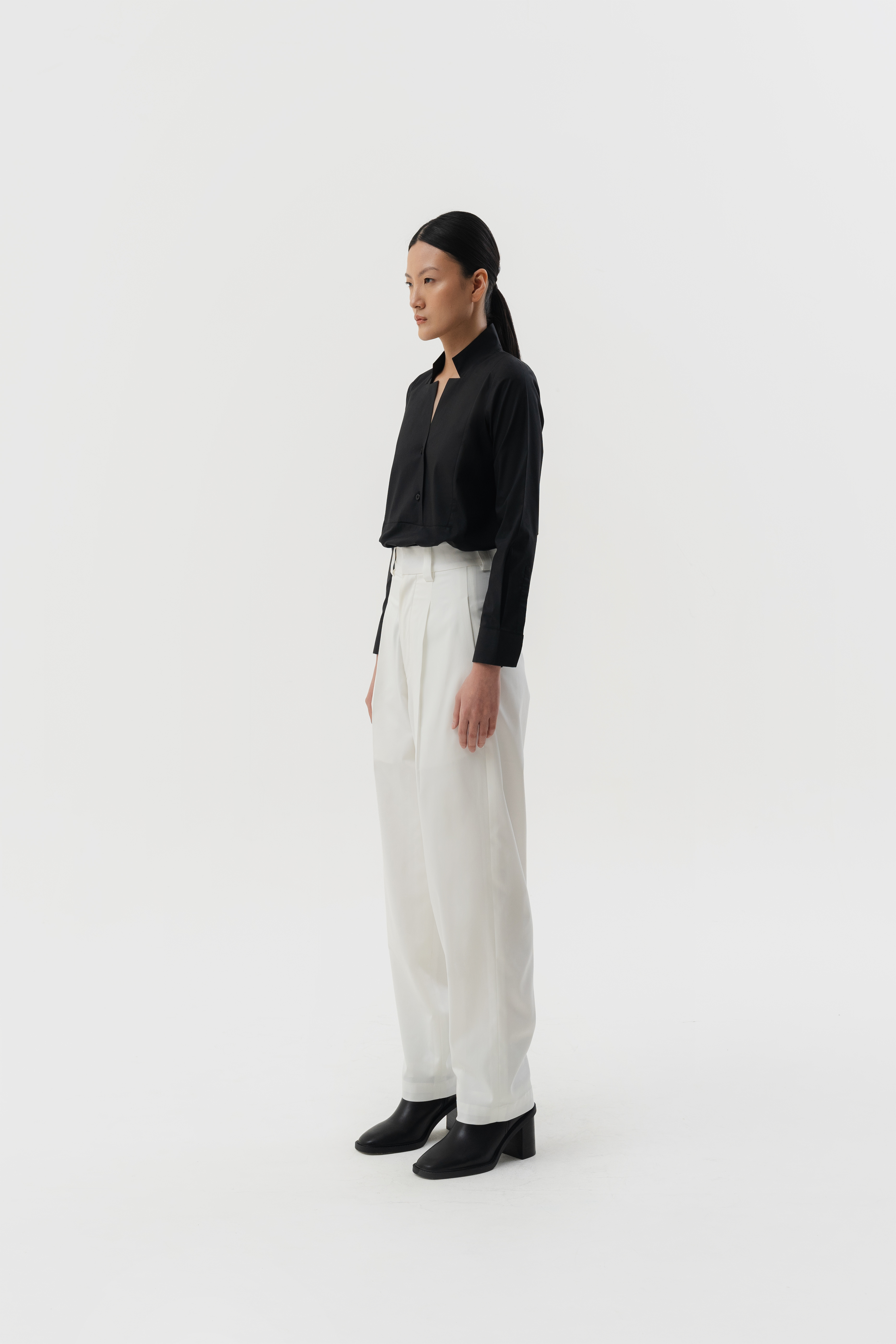 MAHIRO Pants - WHITE