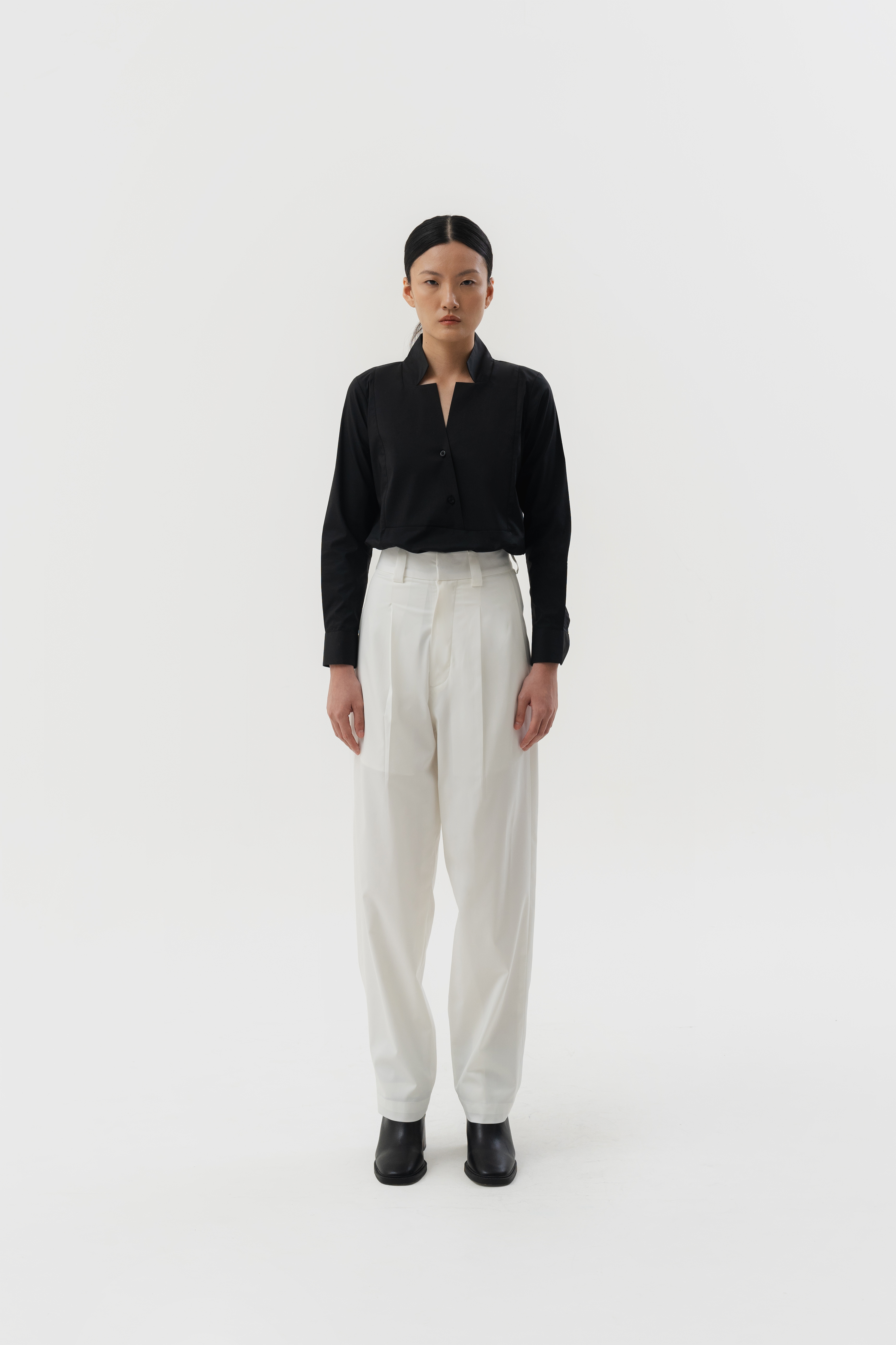 MAHIRO Pants - WHITE