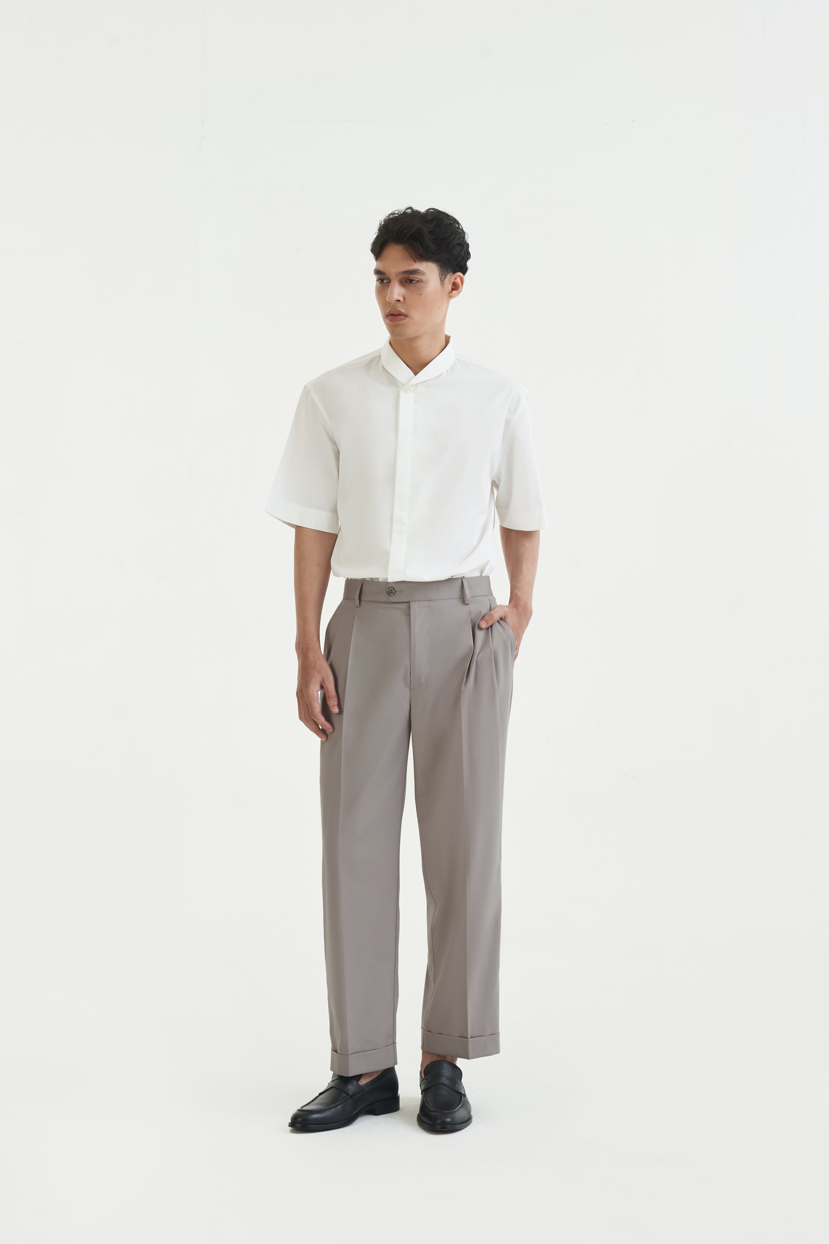RYUGA PANTS - Light Gray