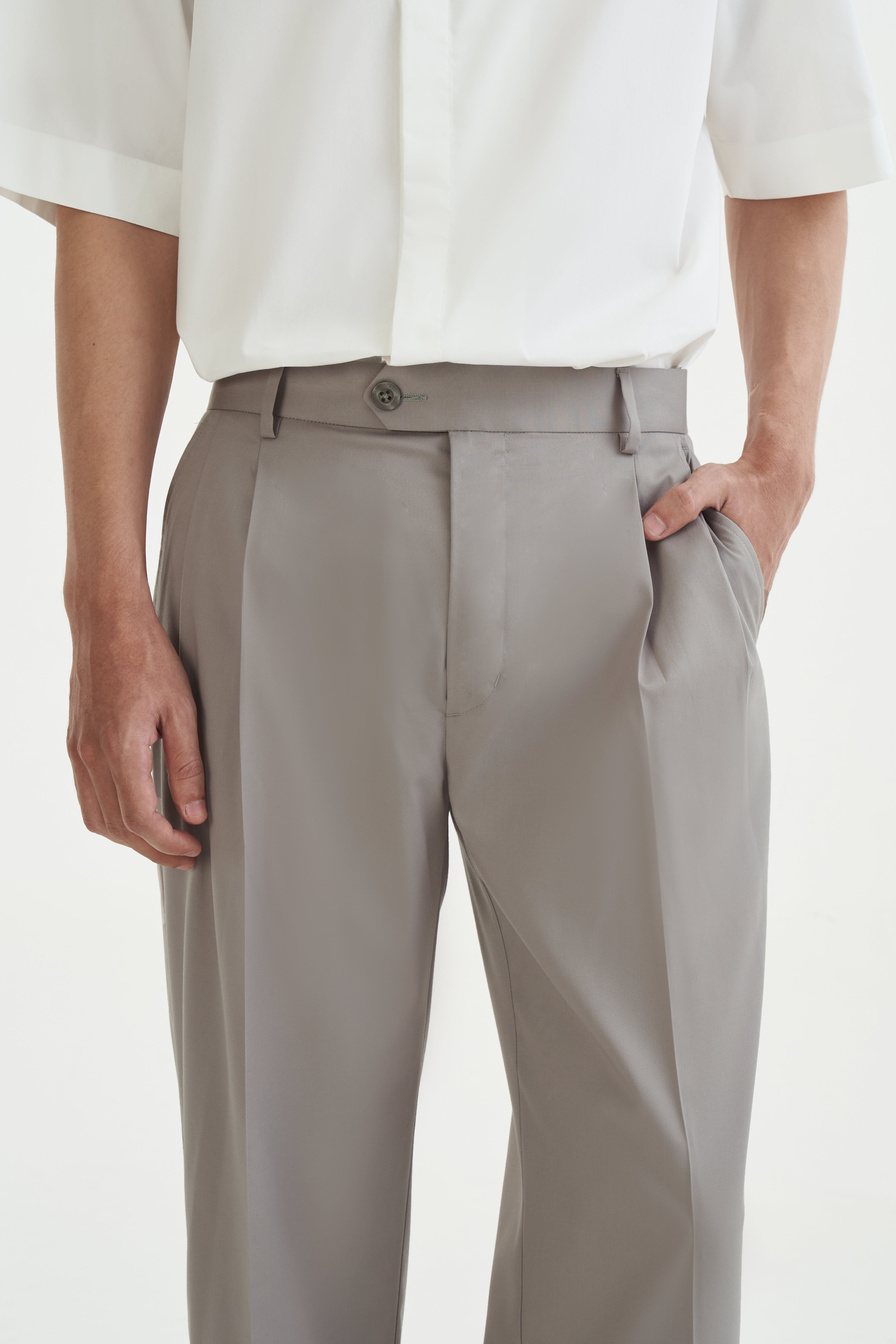 RYUGA PANTS - Light Gray
