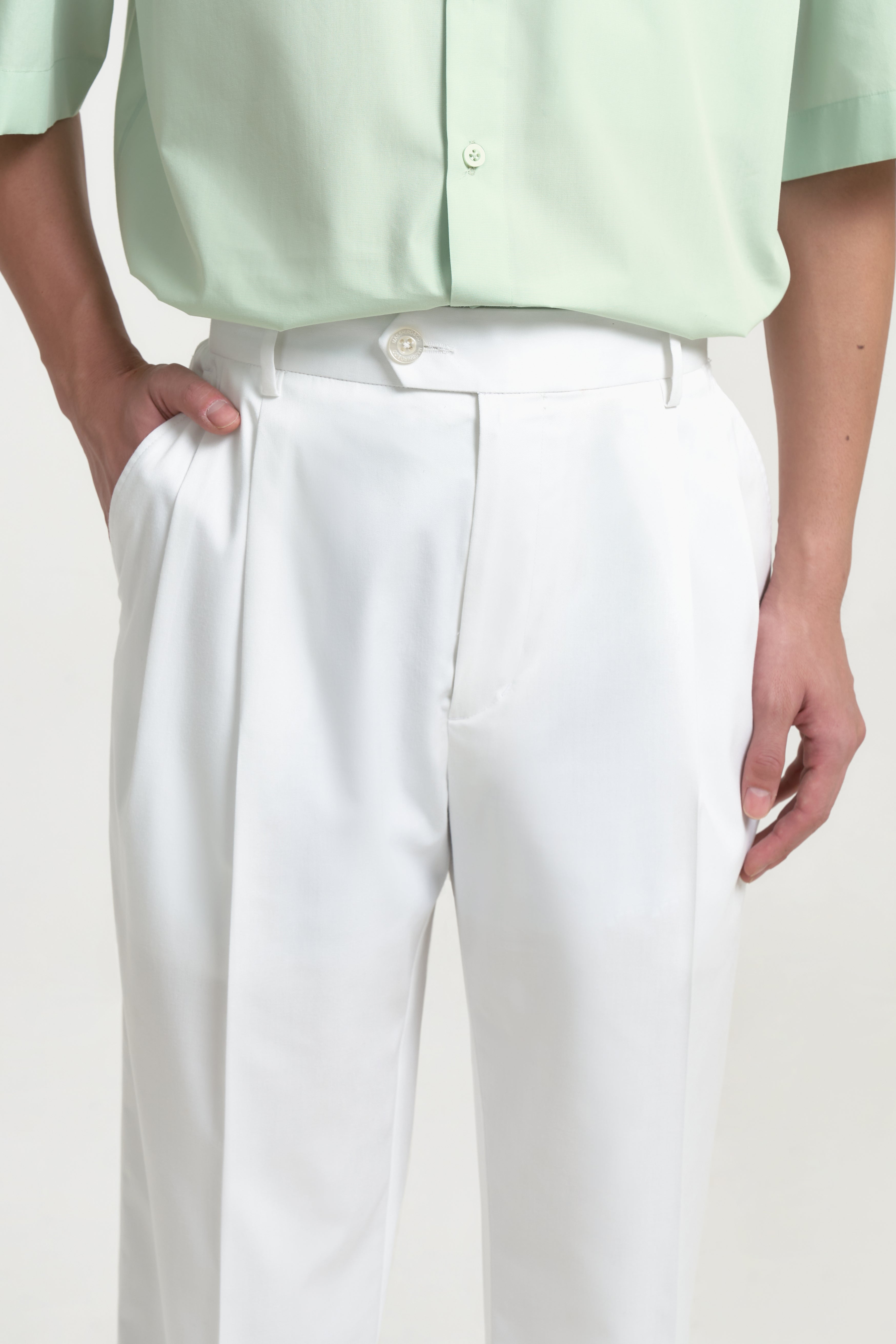 RYUGA PANTS - White