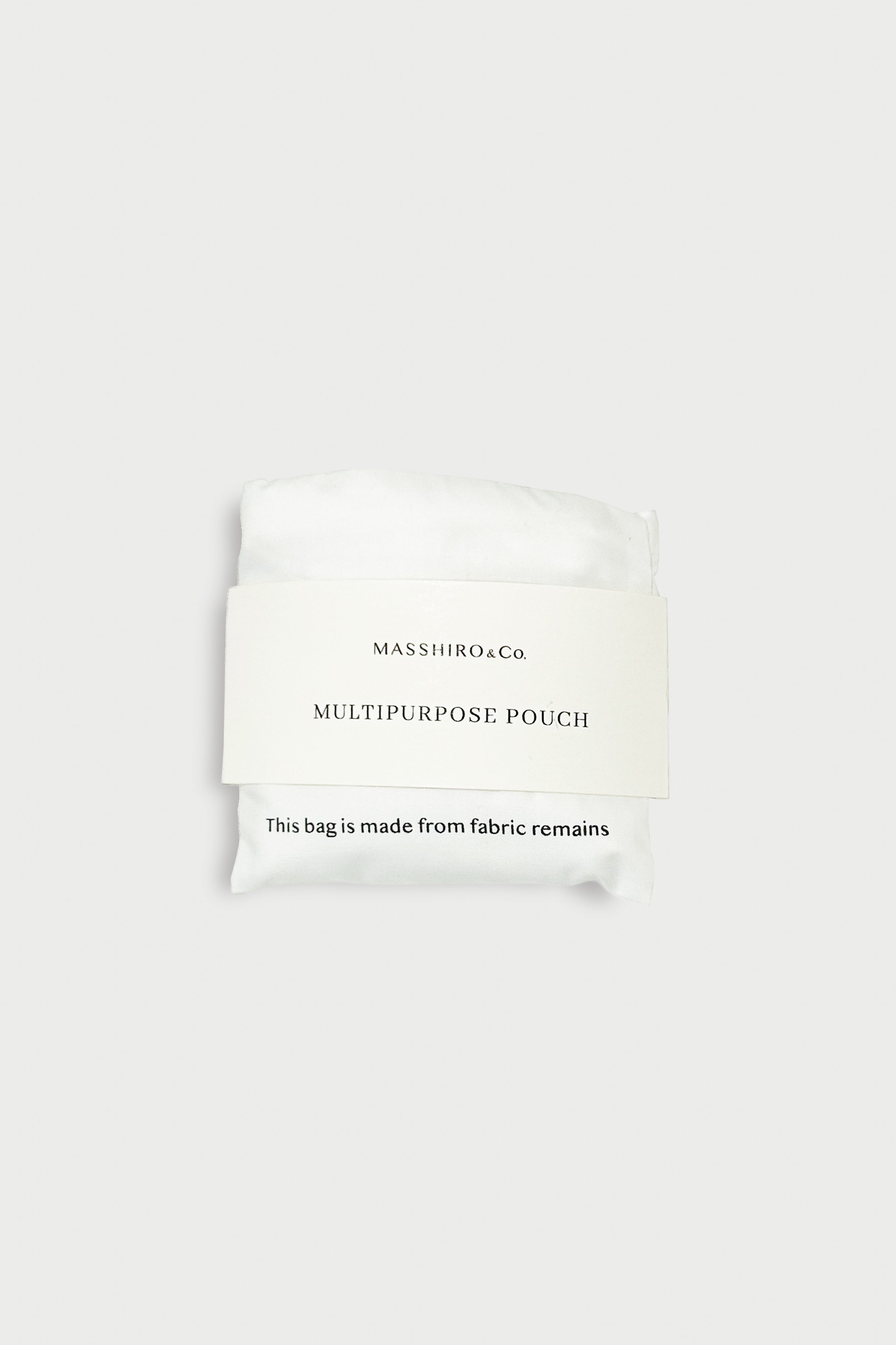 MASSHIRO&Co. MULTIPURPOSE POUCH - White