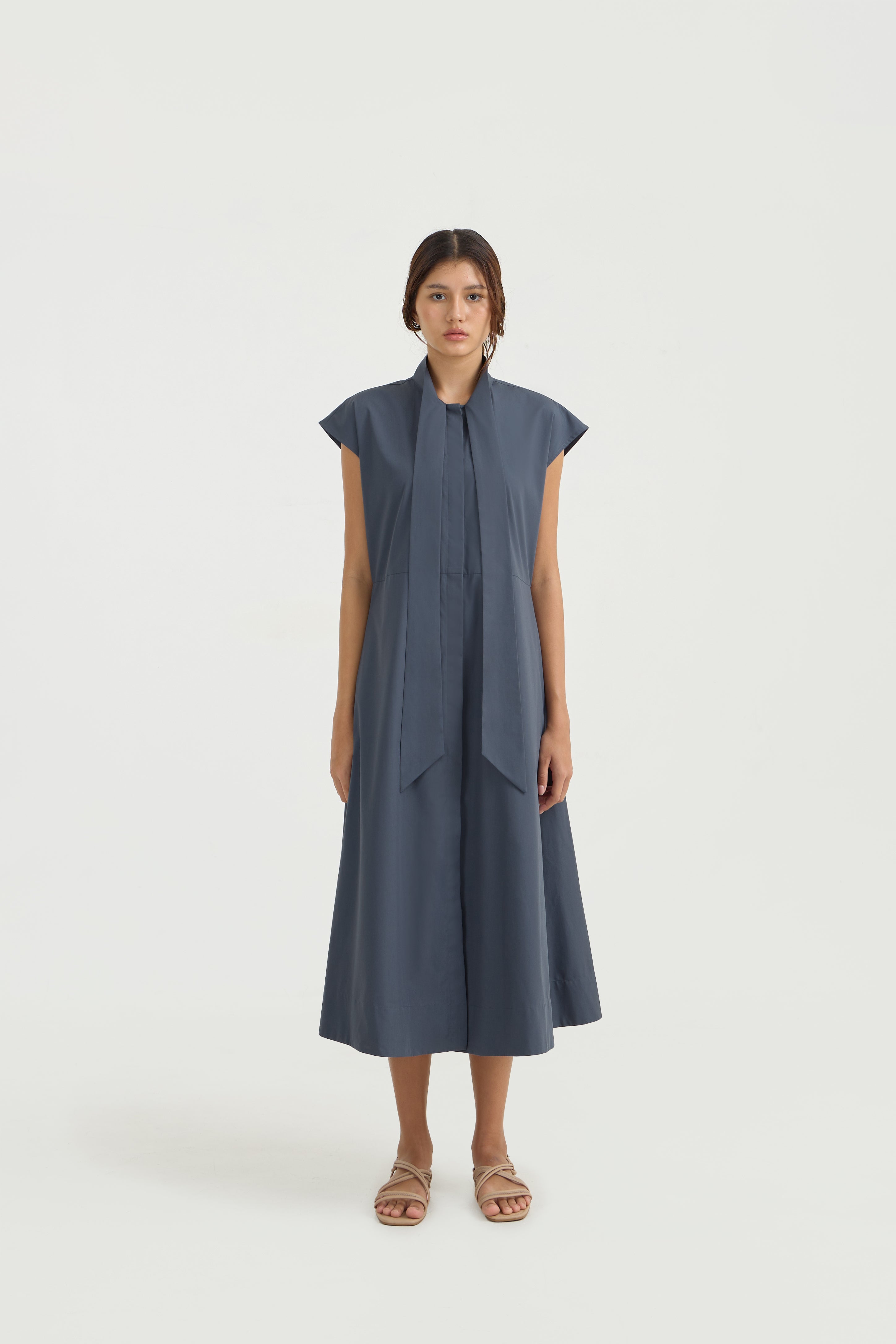 YOKU DRESS - Storm Blue