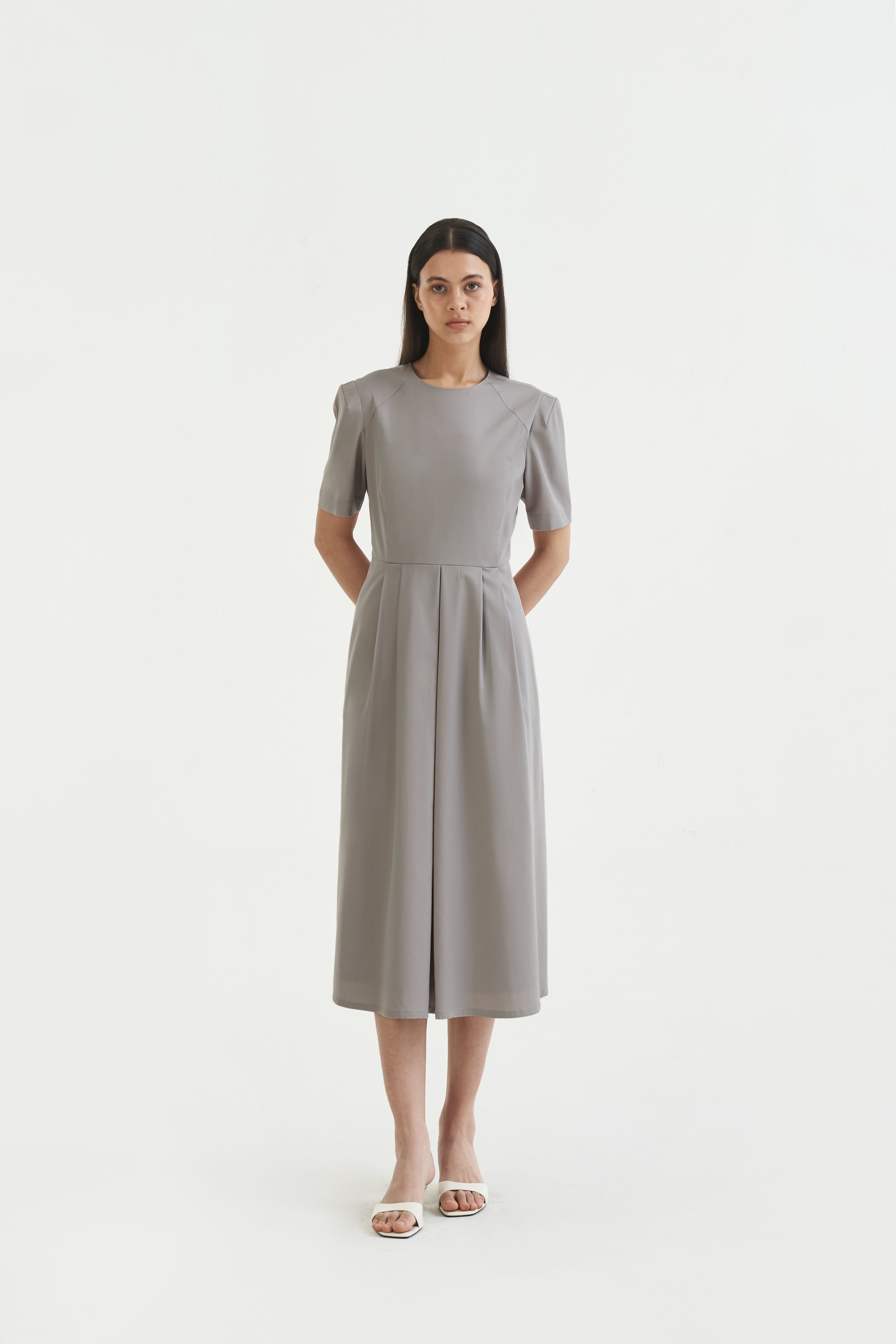 YOSEI DRESS - Light Gray