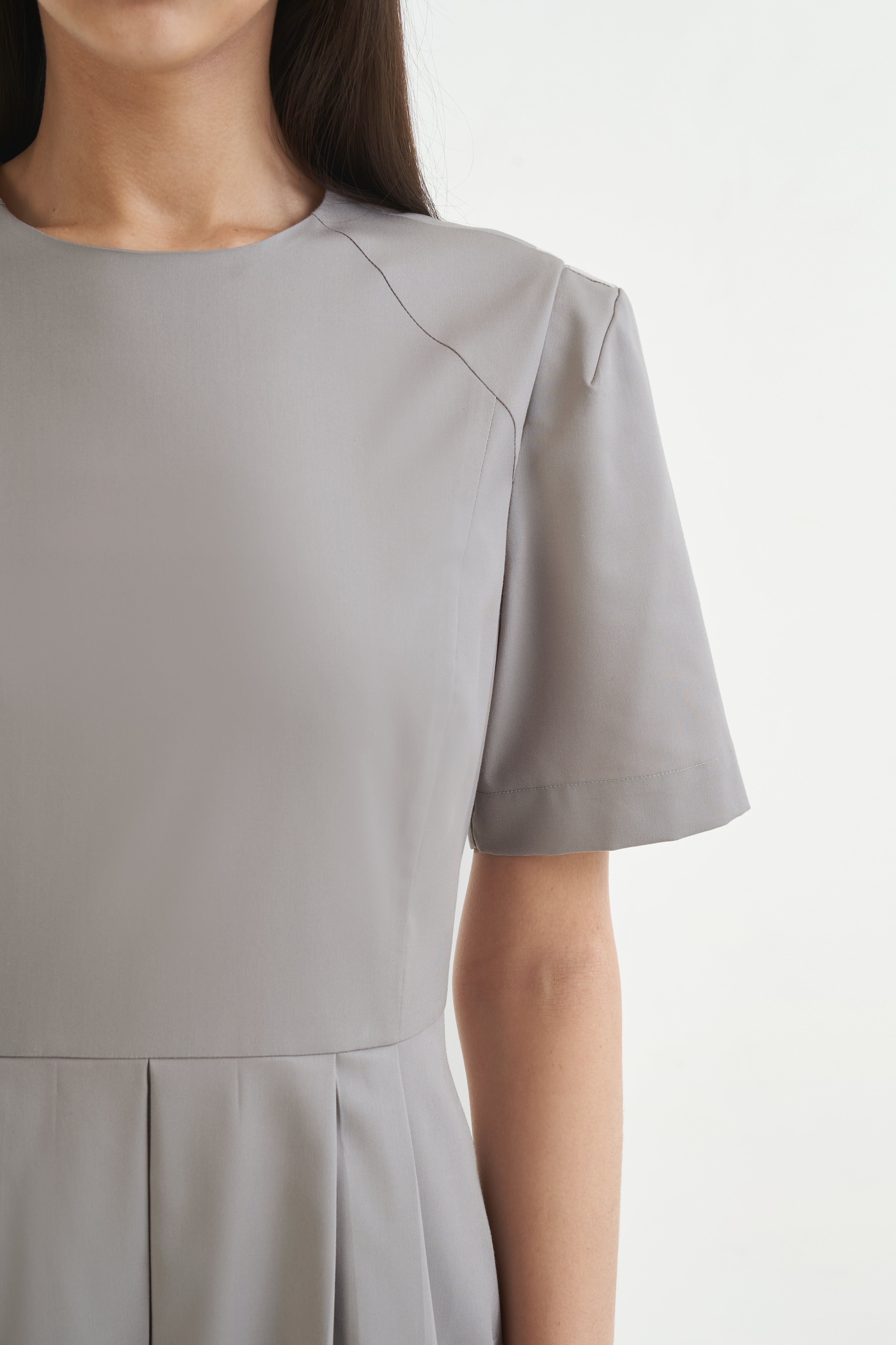 YOSEI DRESS - Light Gray