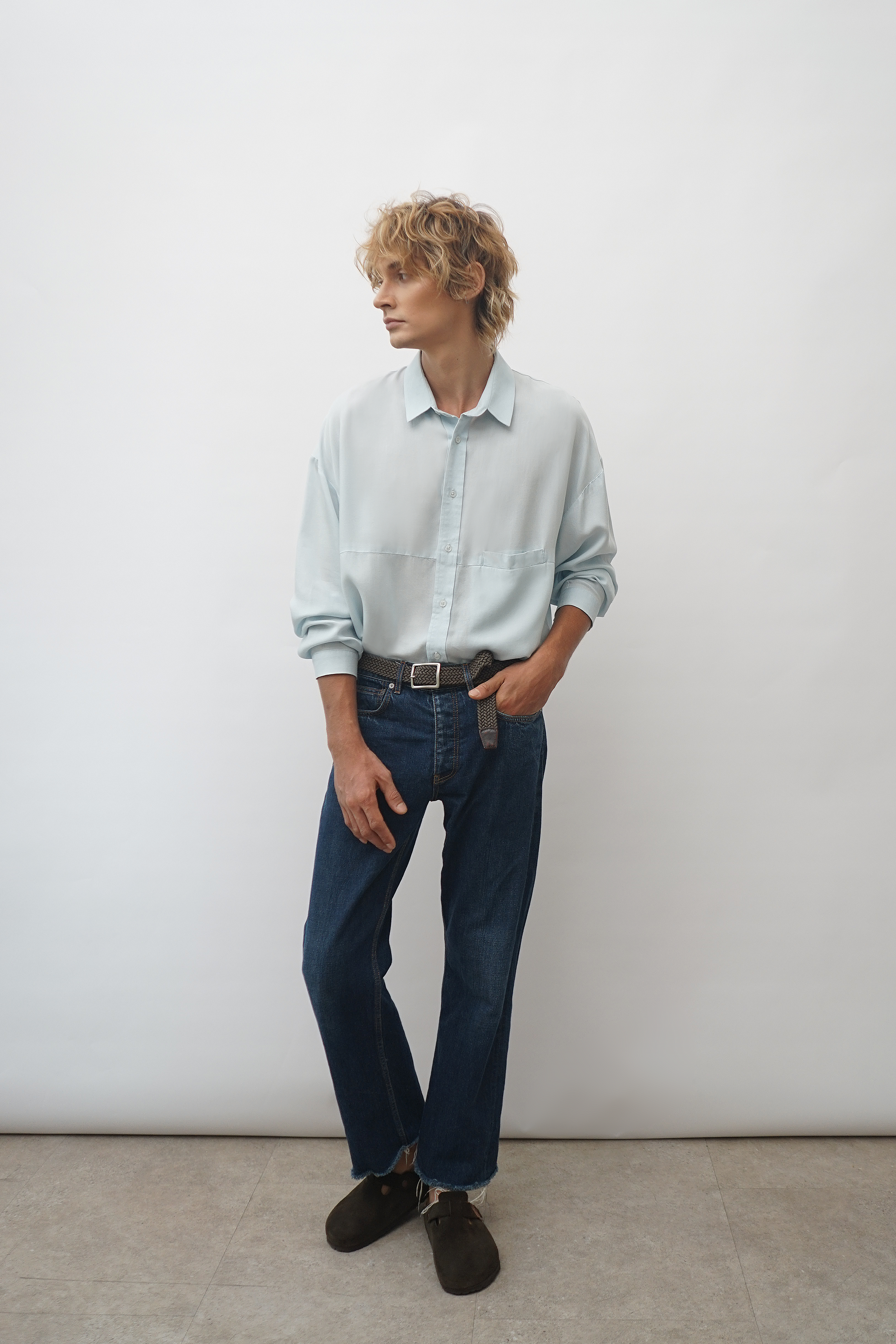 AITO MANN TENCEL DENIM - Light Wash