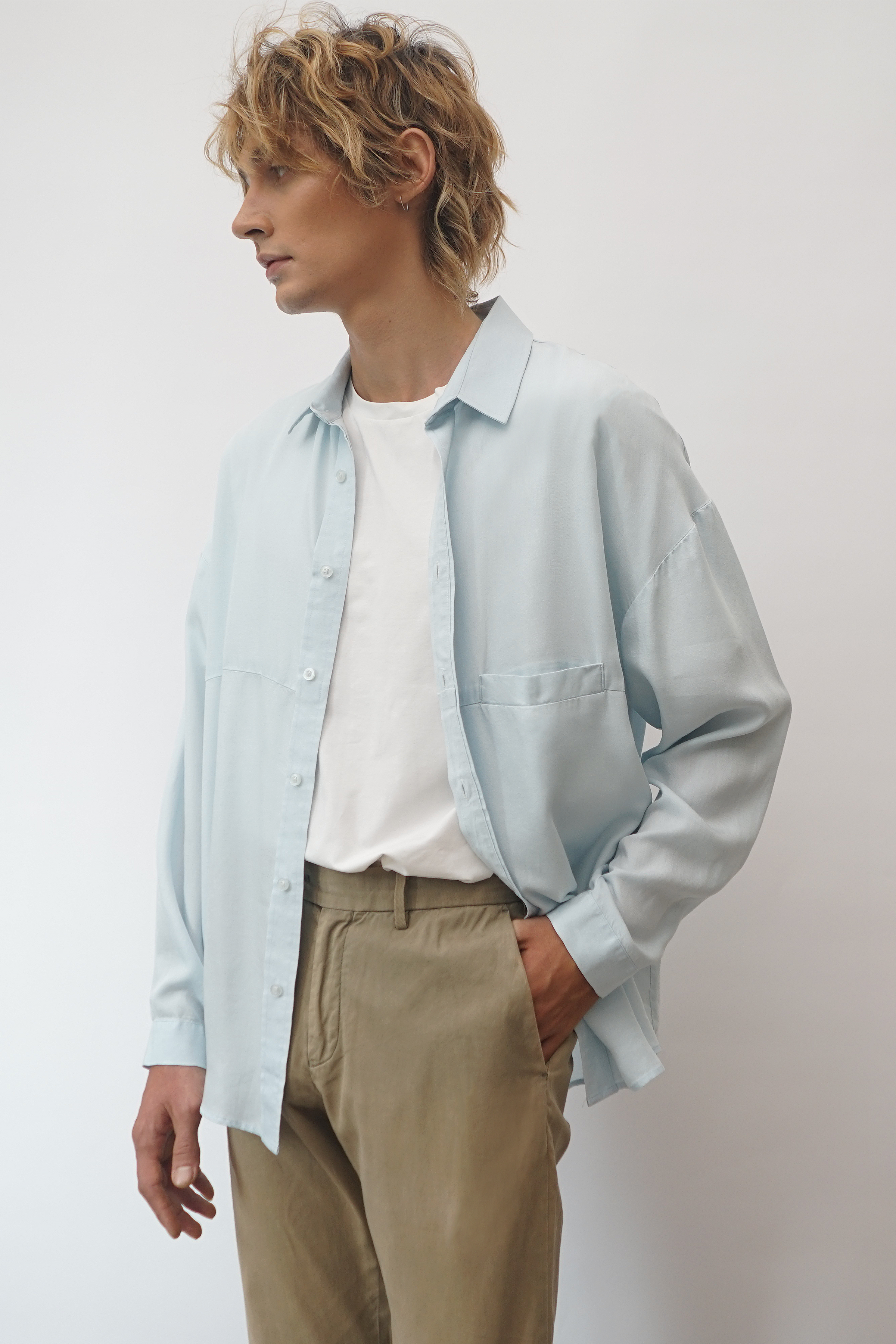 AITO MANN TENCEL DENIM - Light Wash