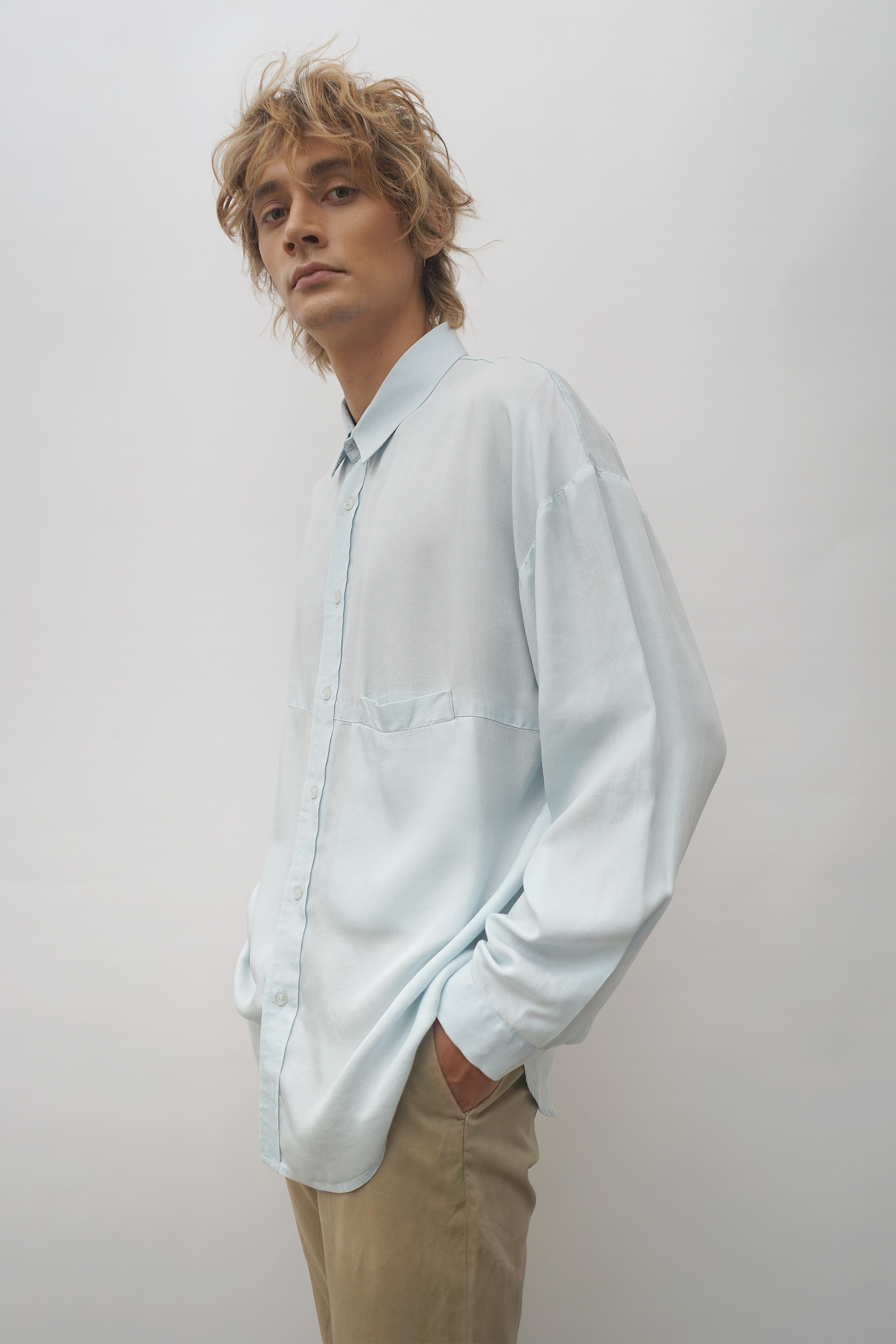 AITO MANN TENCEL DENIM - Light Wash