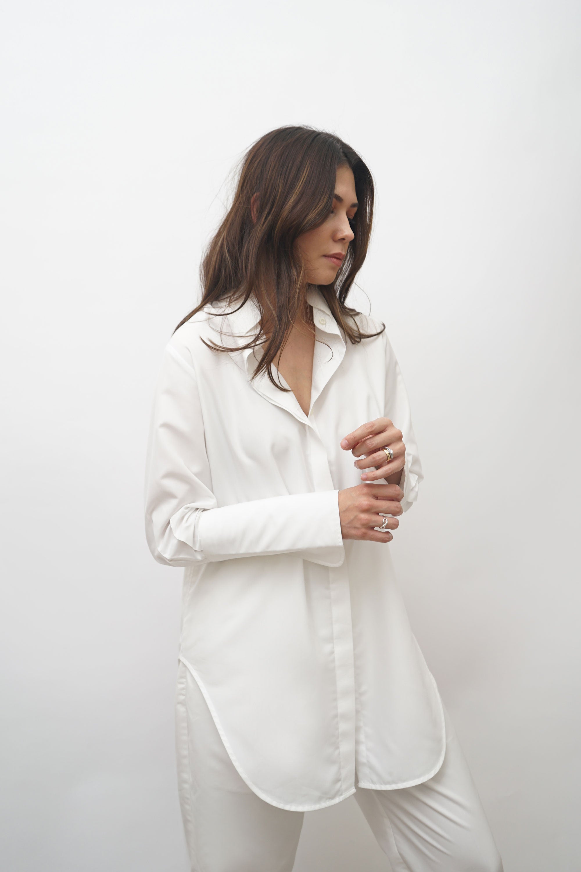 CHA LONG SLEEVE - White