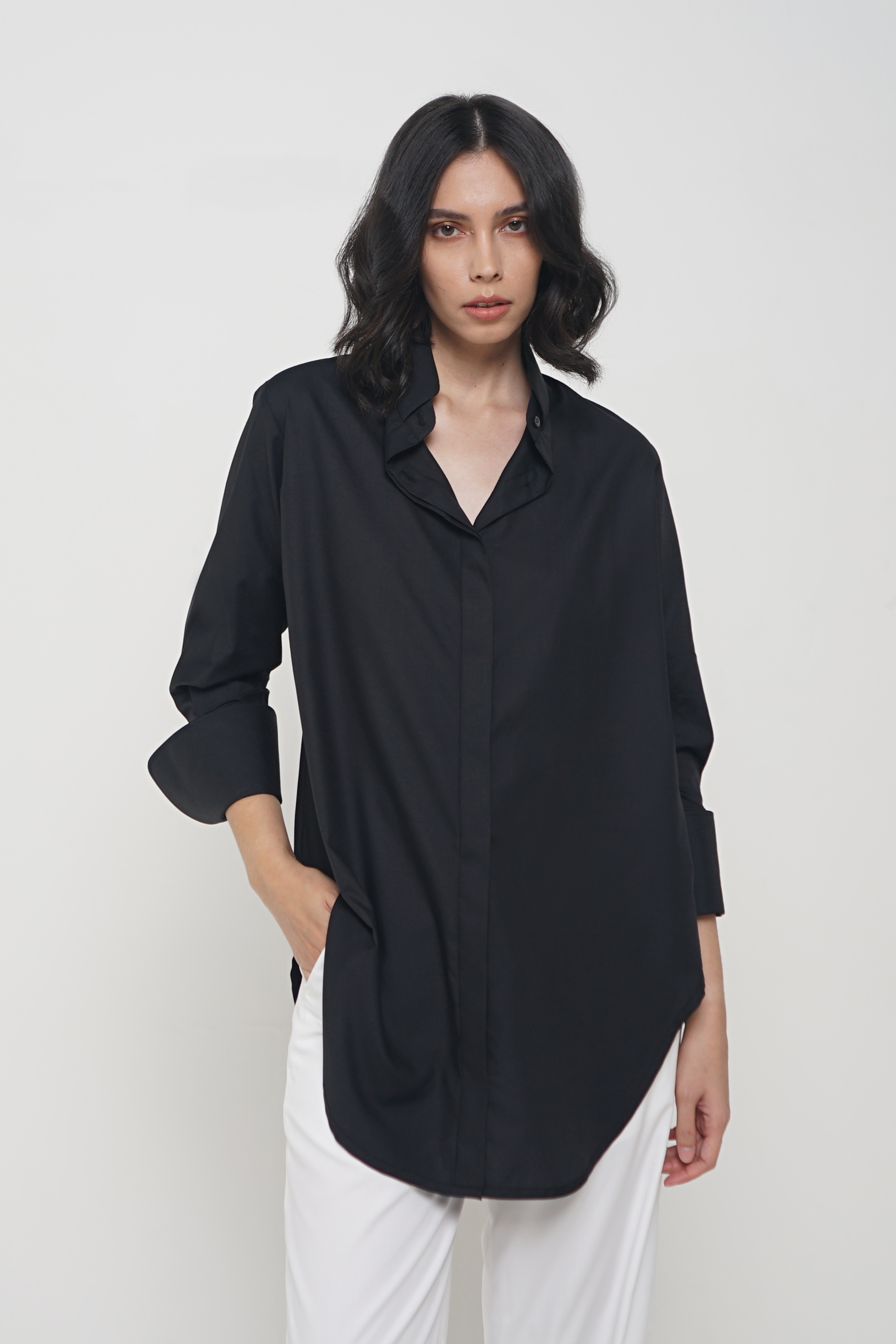 CHA LONG SLEEVE - Black
