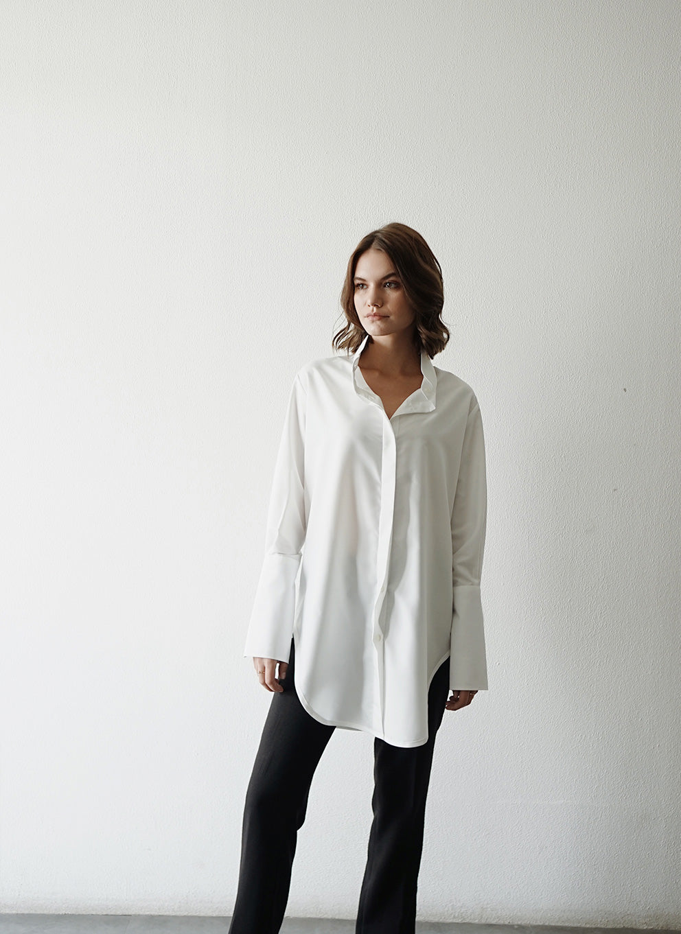 CHA LONG SLEEVE - White