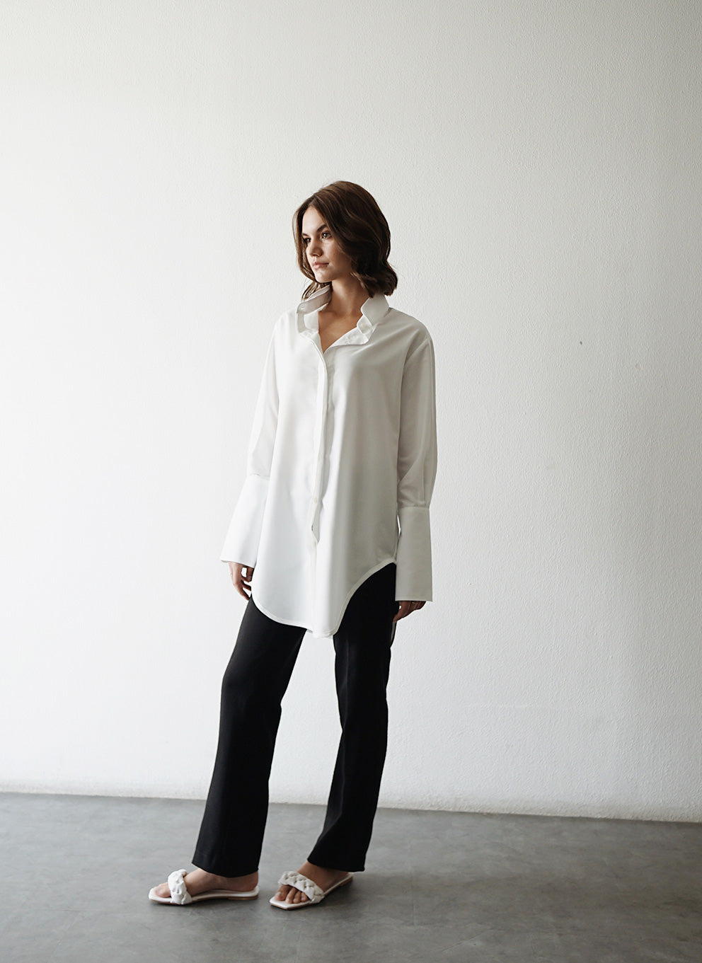 CHA LONG SLEEVE - White