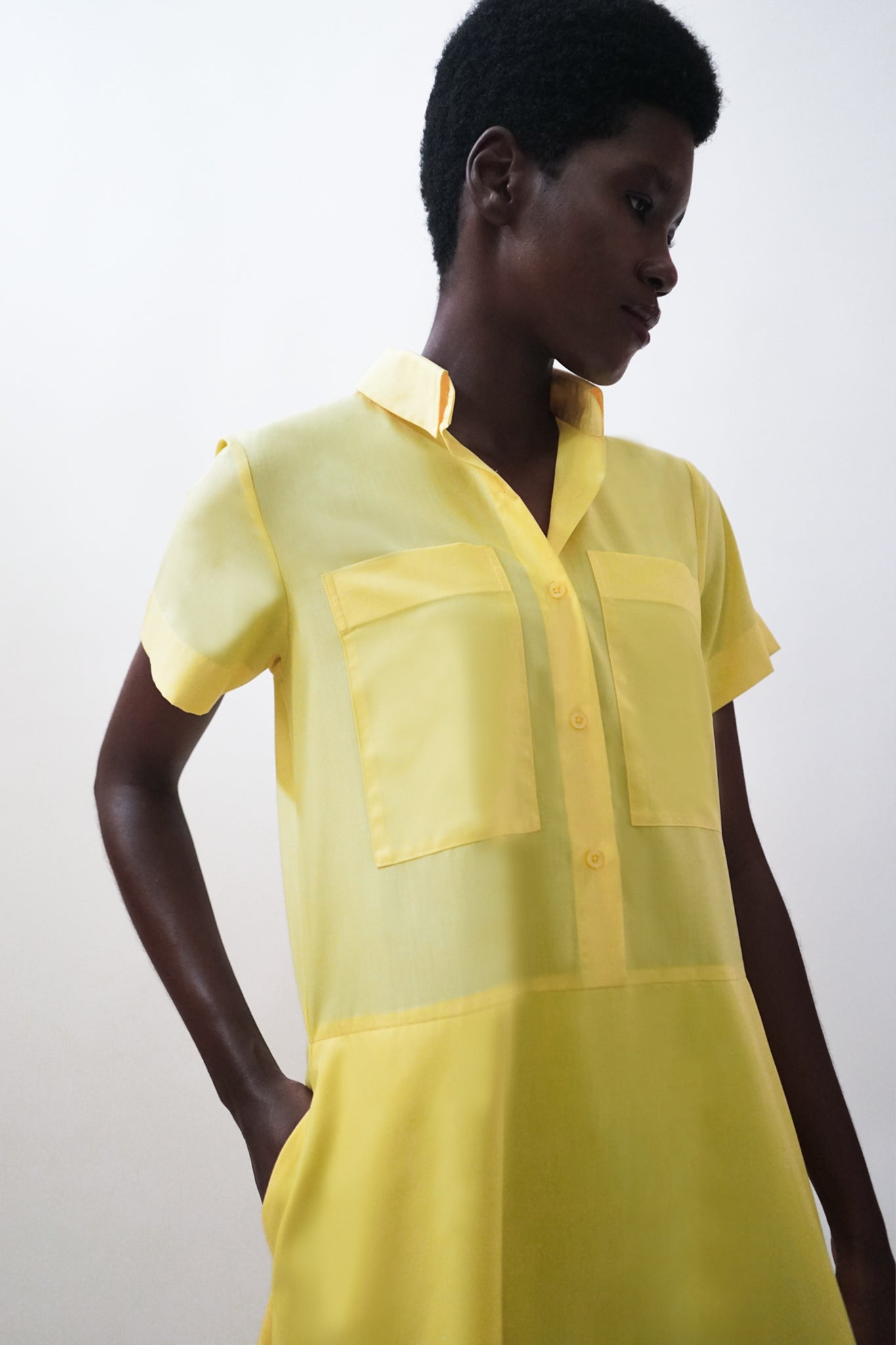 KIRA DRESS - Lemon