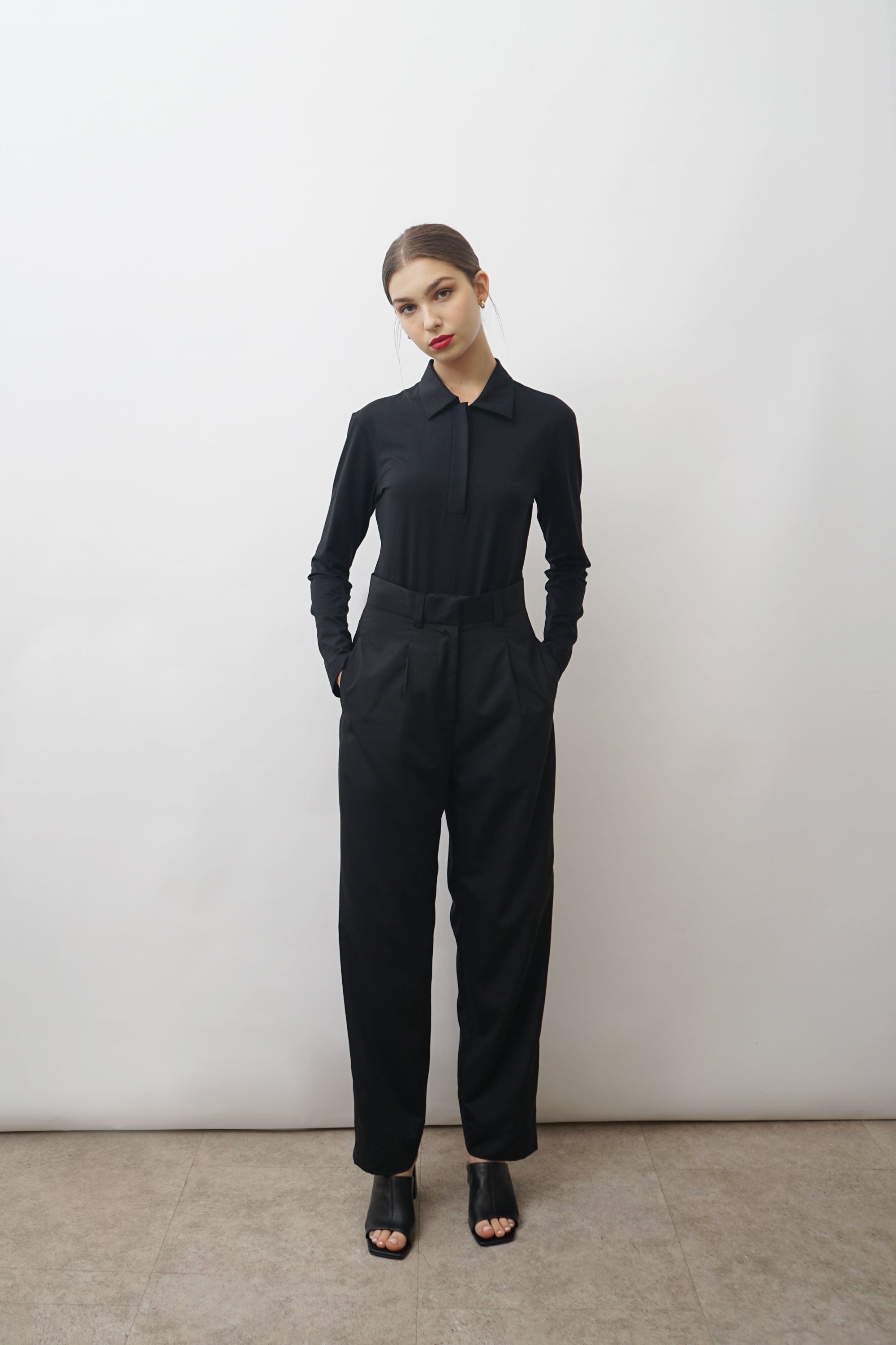 MAHIRO PANTS - Black