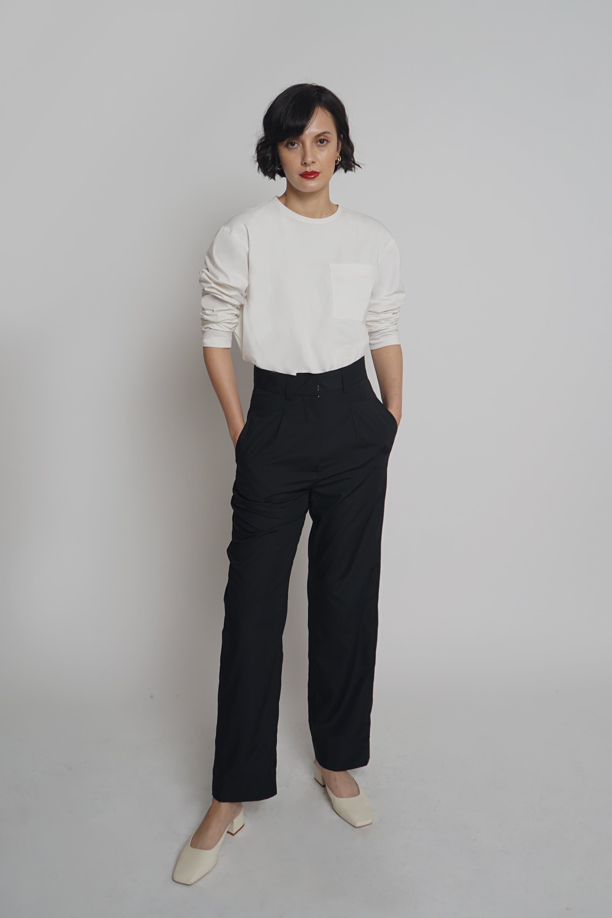MAKOTO LONG SLEEVE - White