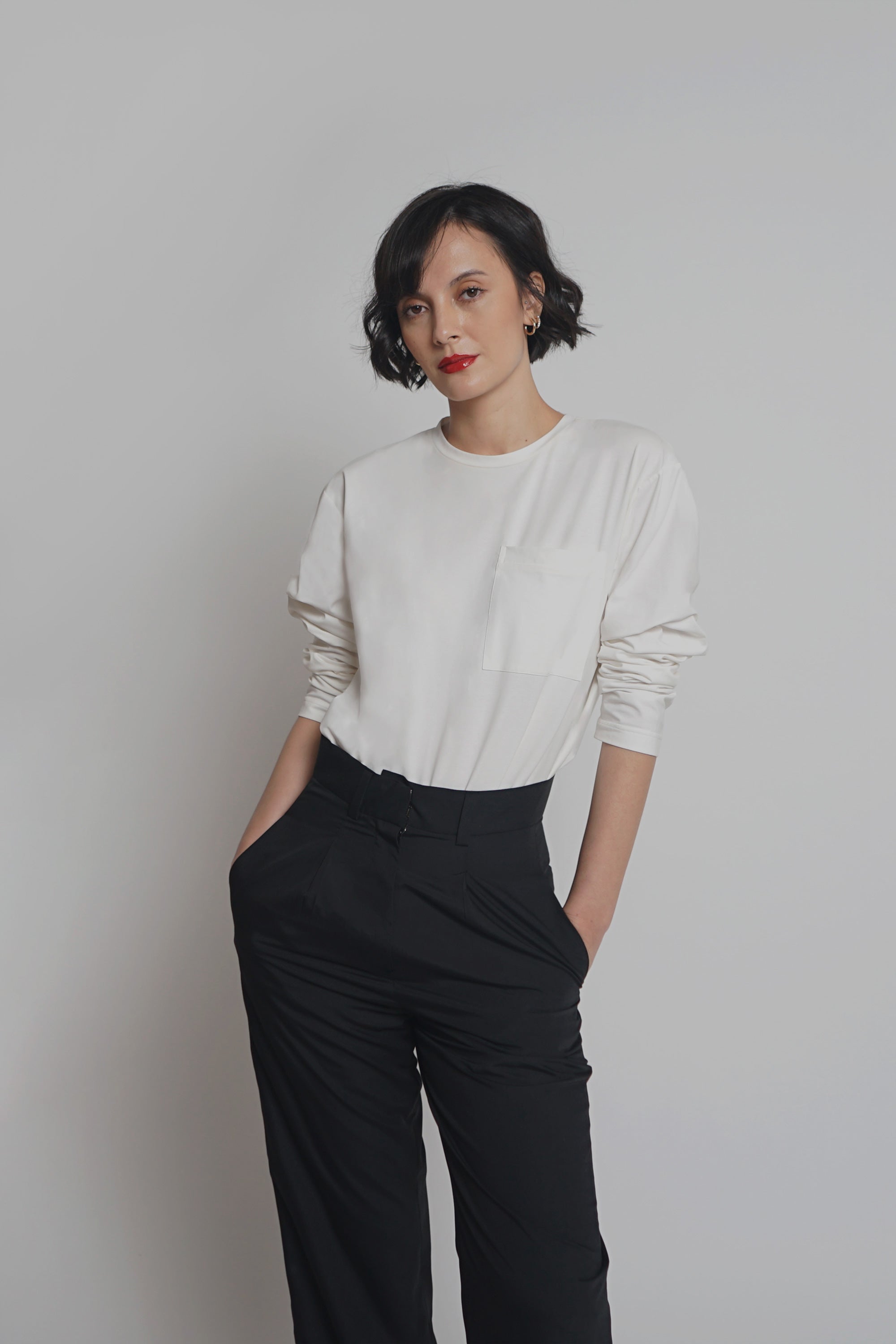 MAKOTO LONG SLEEVE - White