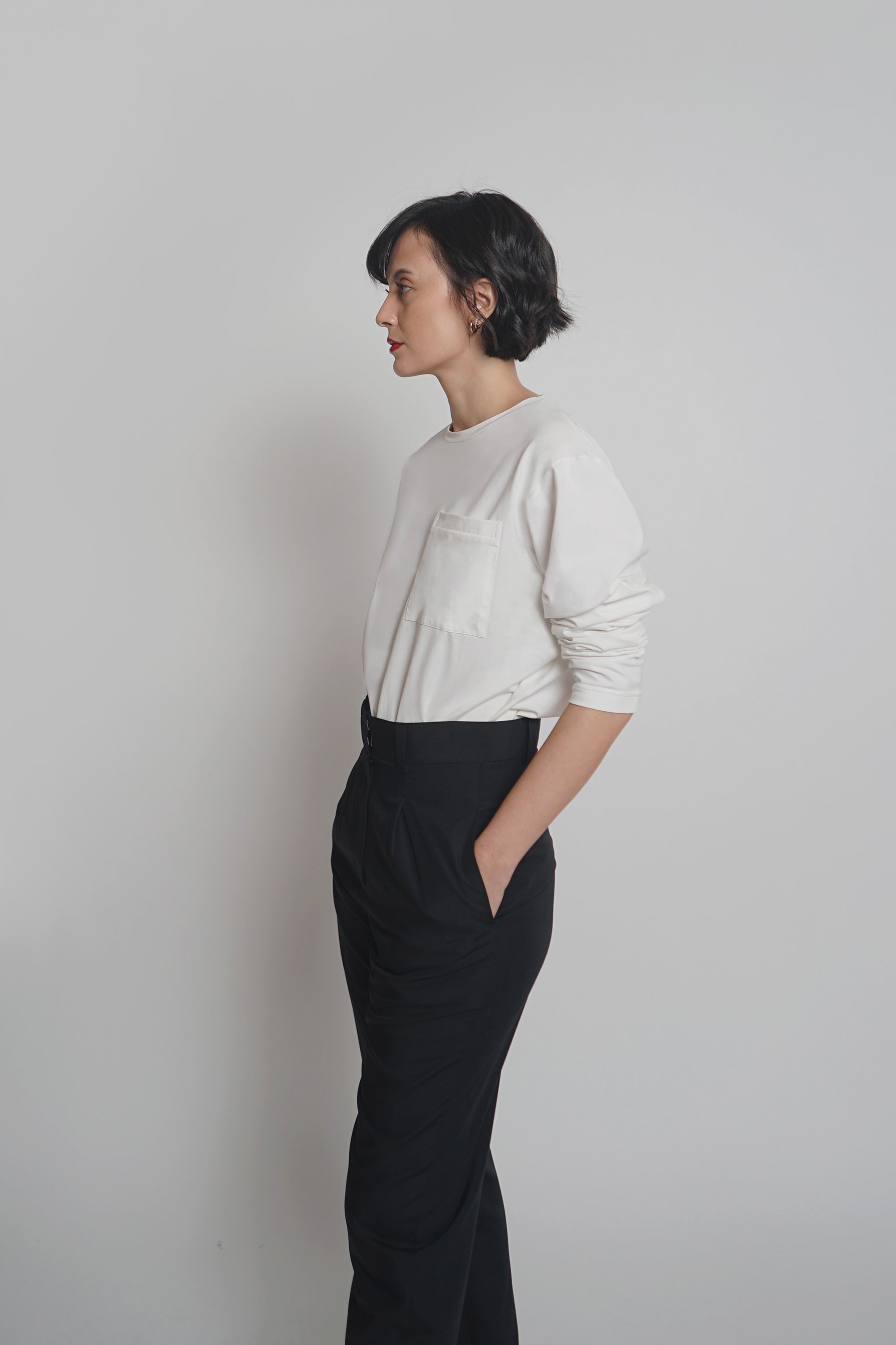 MAKOTO LONG SLEEVE - White