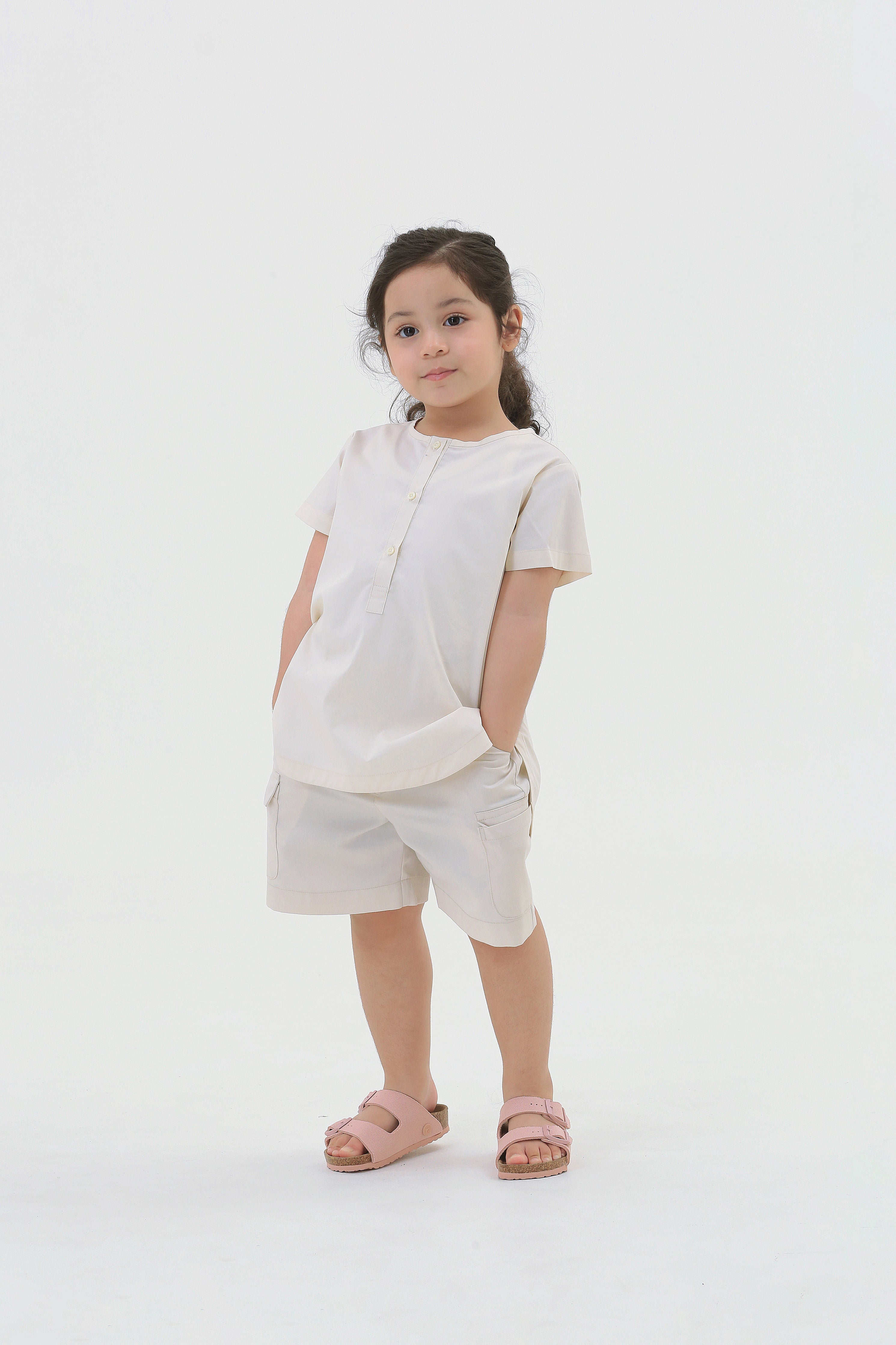 HOSHIKO SHORTS Kids - Antique White