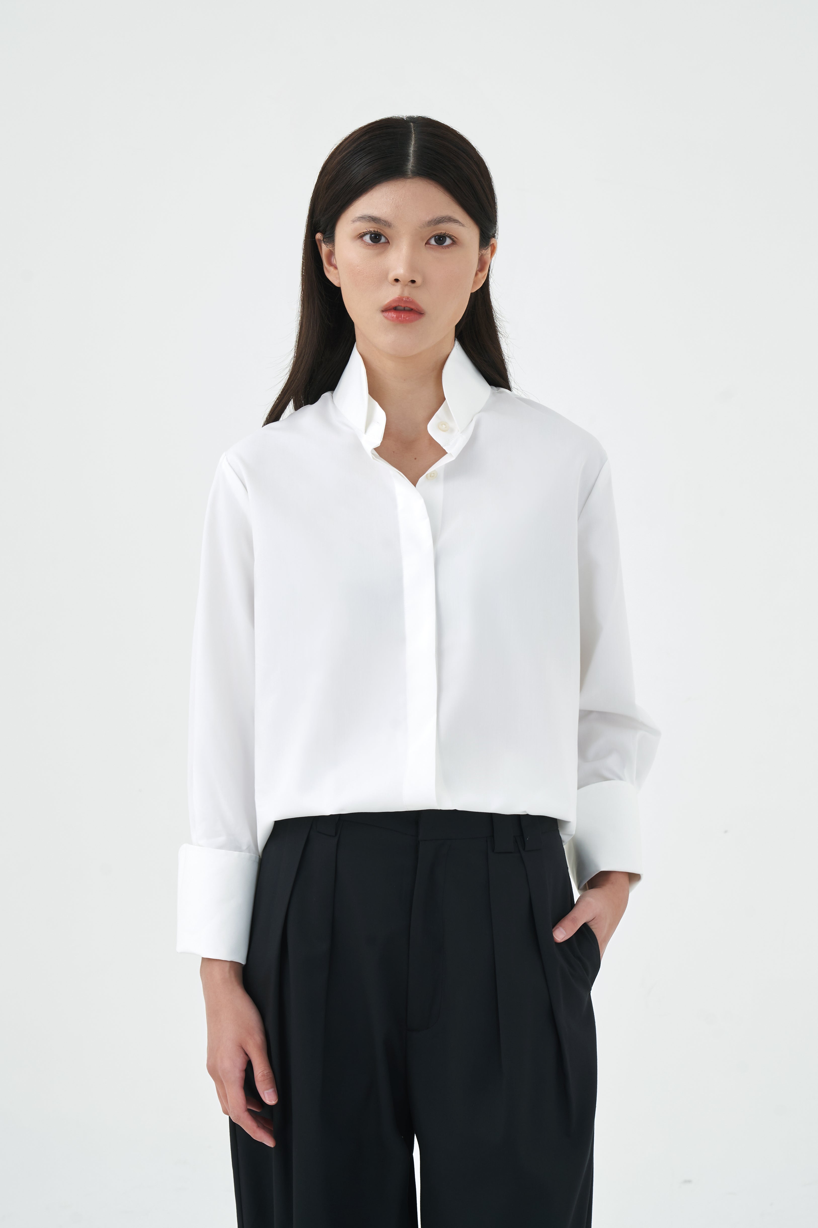 CHA LONG SLEEVE - White