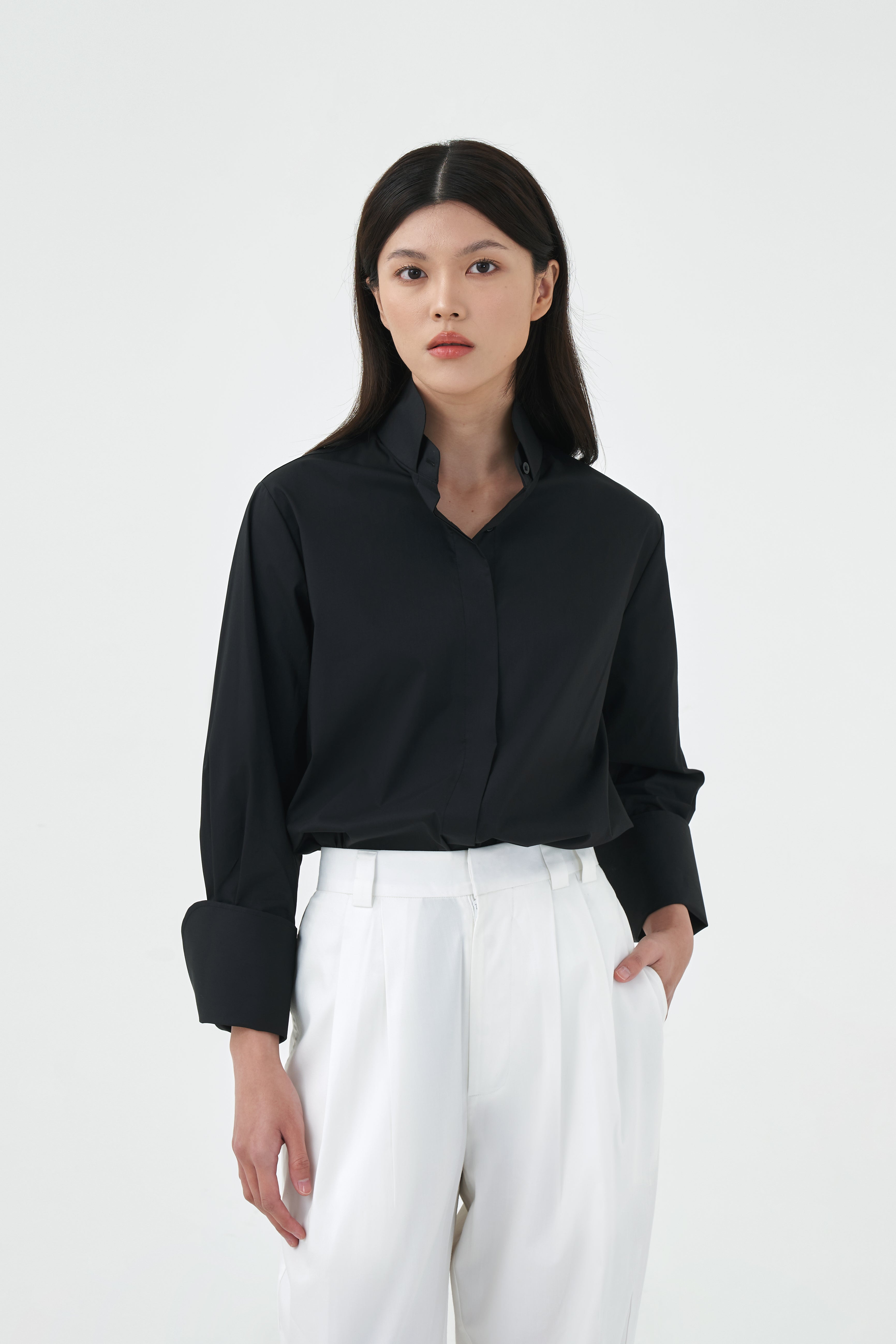 CHA LONG SLEEVE - Black